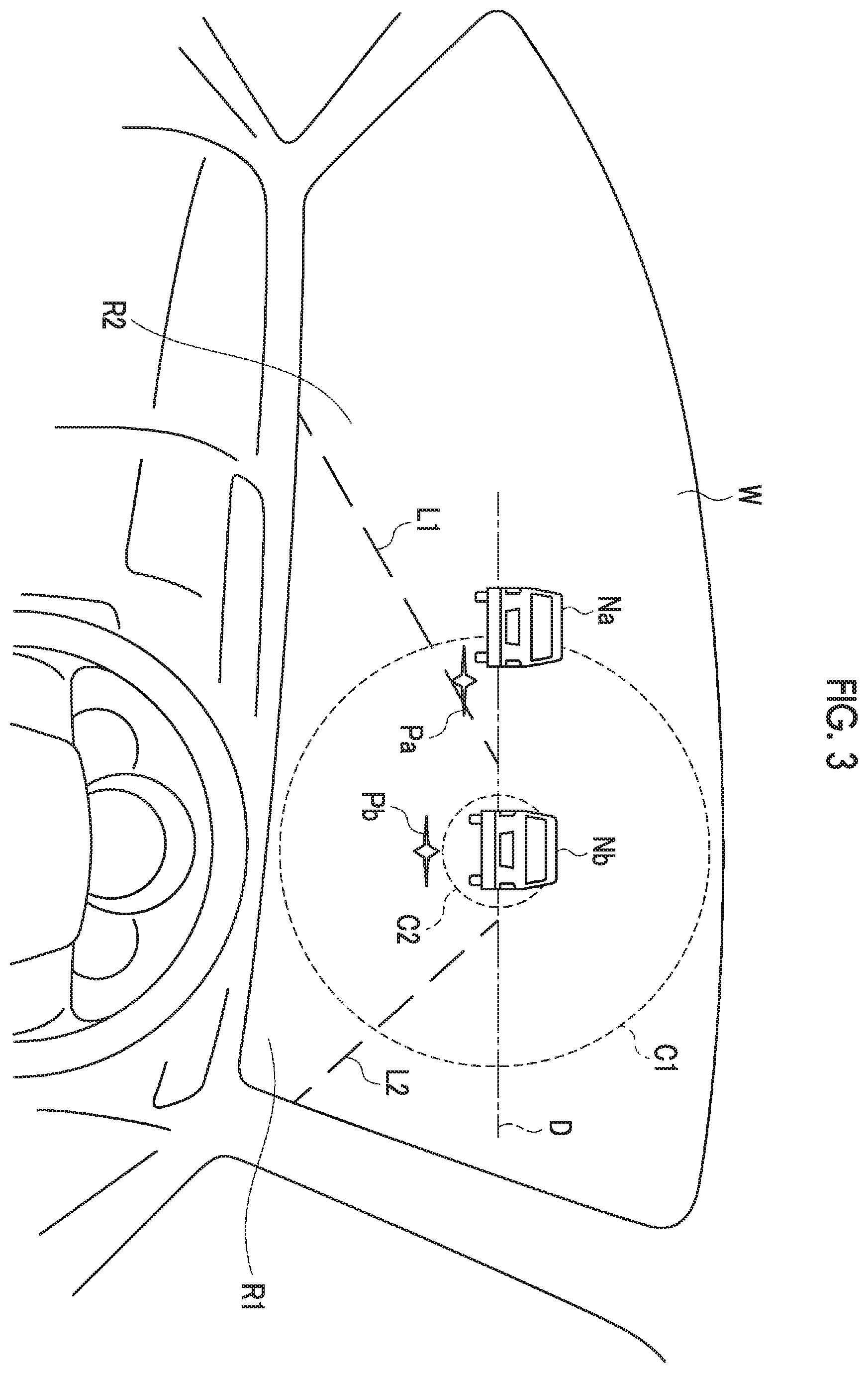 Patent US12403925 Figure 3 – Vehicle system and vehicle