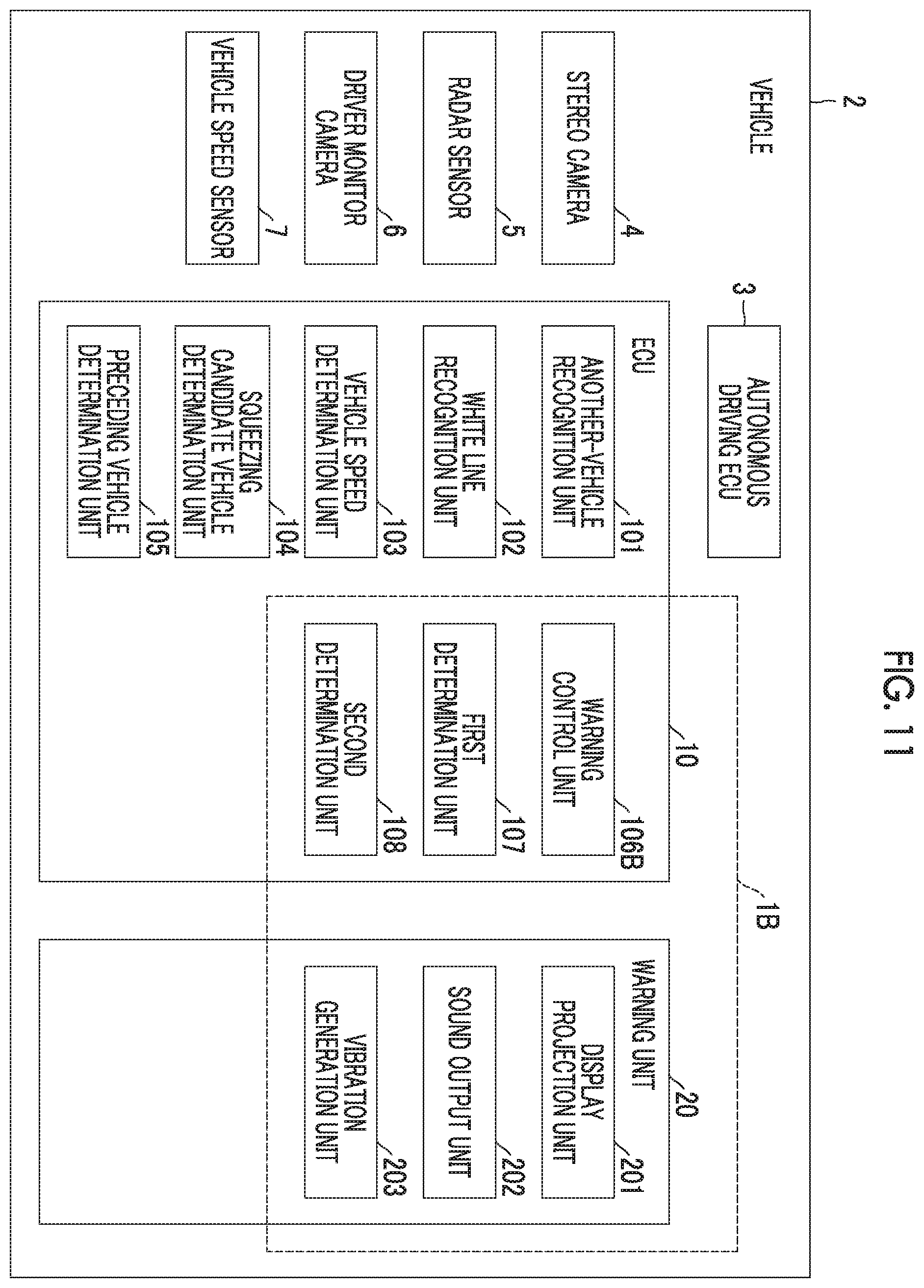 Patent US12403925 Figure 11 – Vehicle system and vehicle