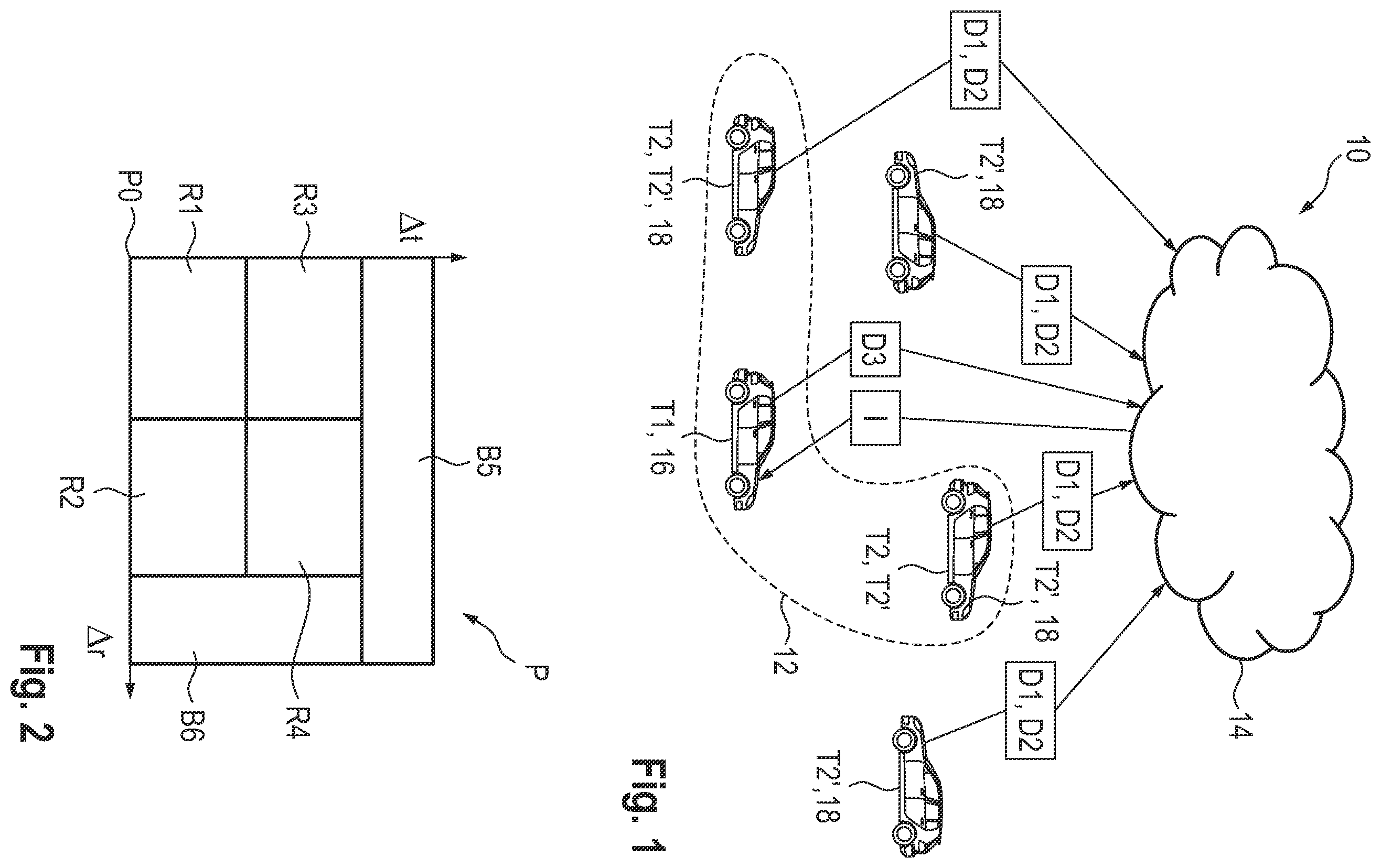 Patent US12403926 Figure 1 – Method for building an ad hoc virtual network and system