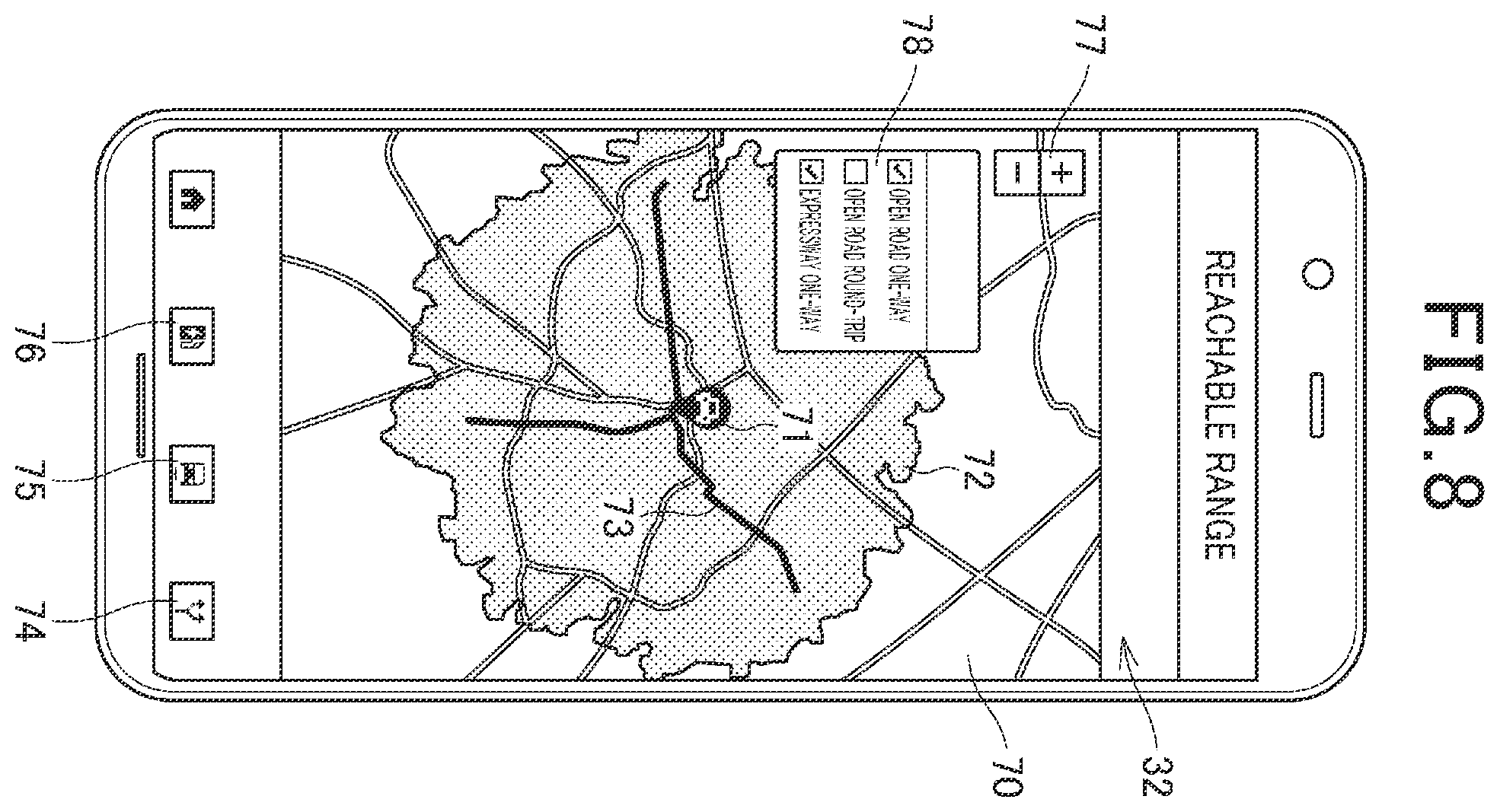 Patent US12403927 Figure 8 – Driver assistance system and driver assistance method