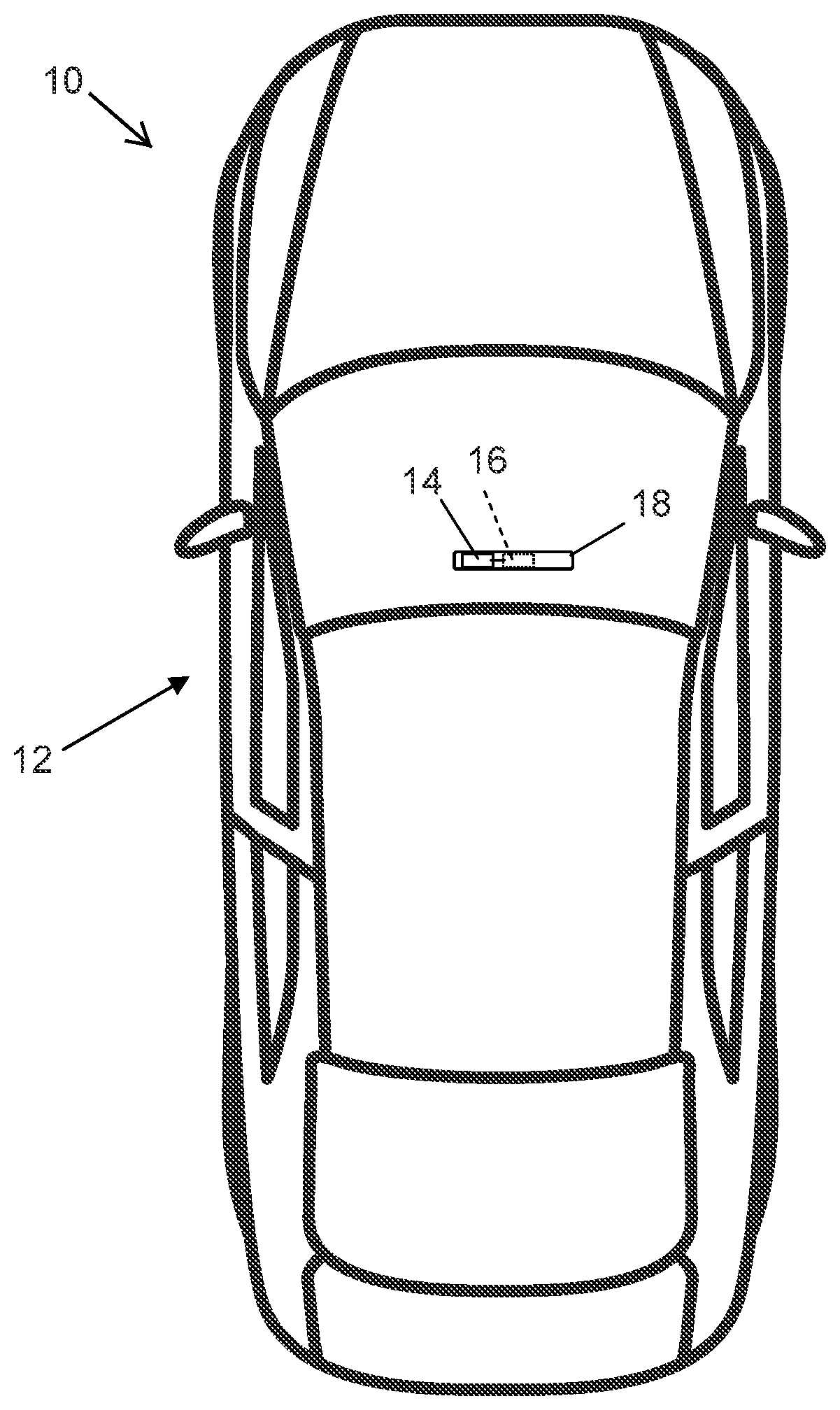 Patent US12403931 Figure 1 – Vehicular driver monitoring system
