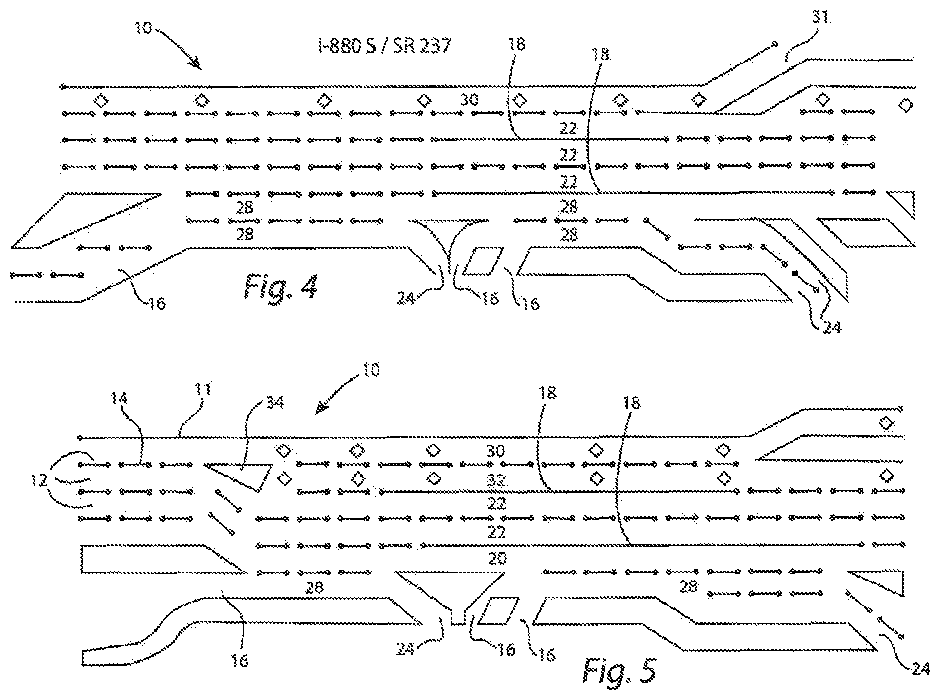 Patent US12403932 Figure 3 – Autonomous vehicle navigation of bypass merge lanes