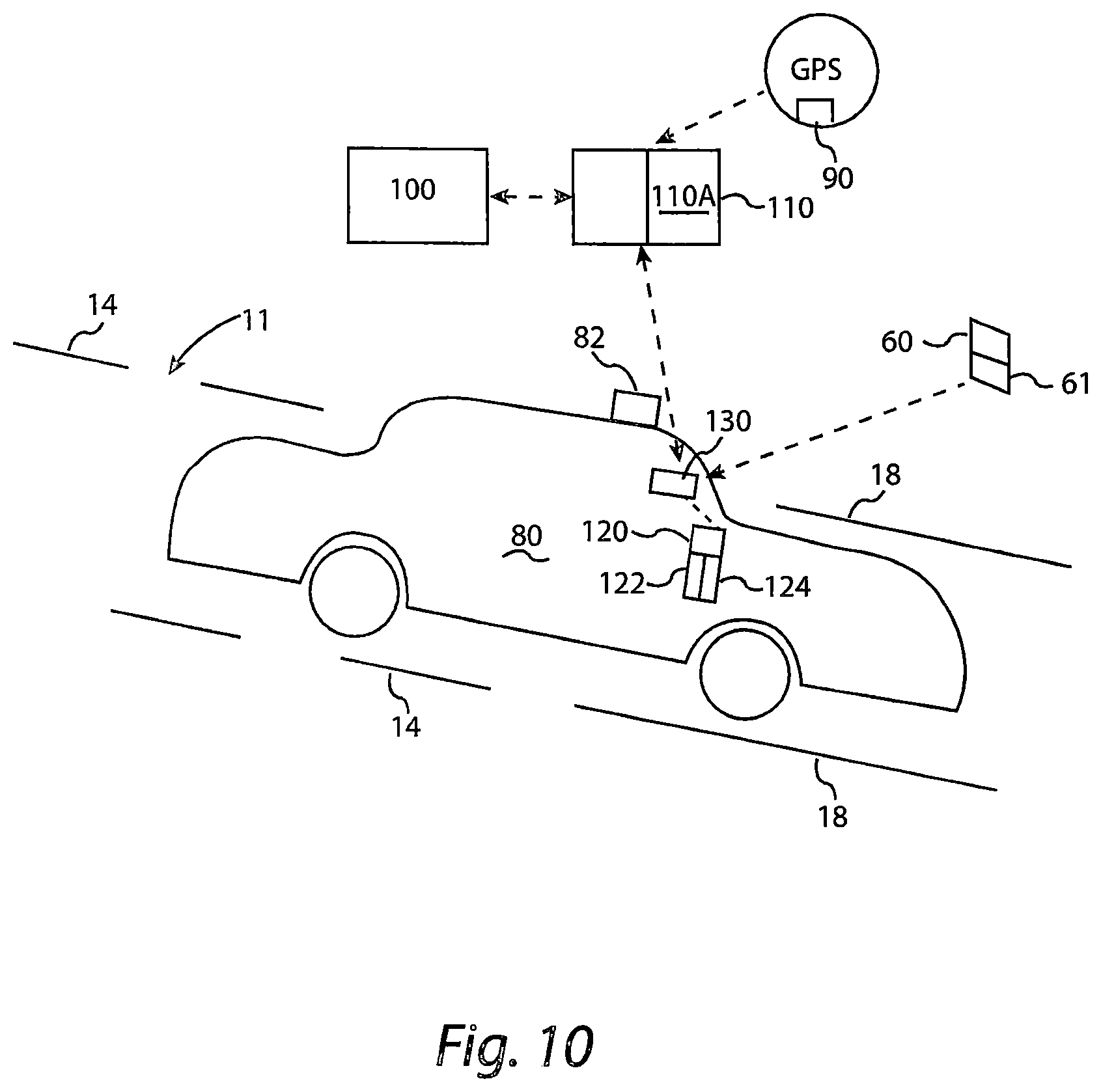 Patent US12403932 Figure 8 – Autonomous vehicle navigation of bypass merge lanes
