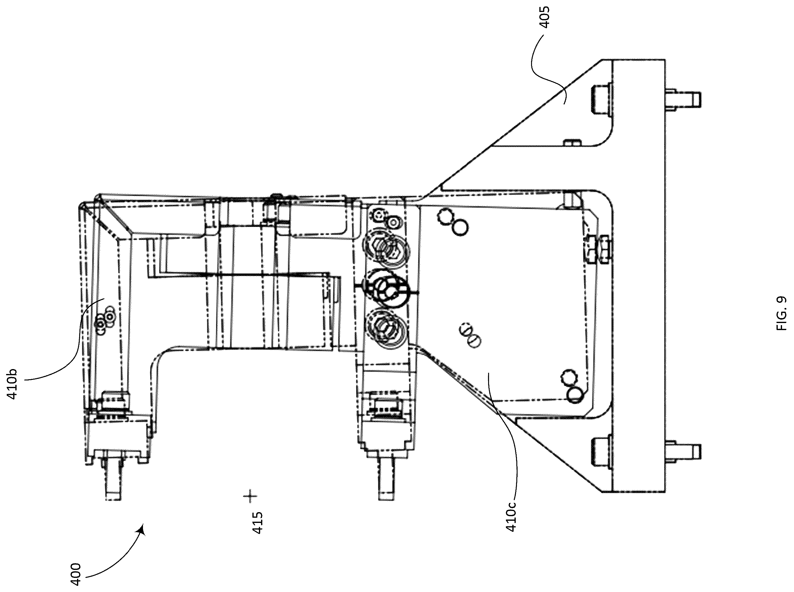 Patent US12403940 Figure 11 – System and method for supporting and connecting conveyor track