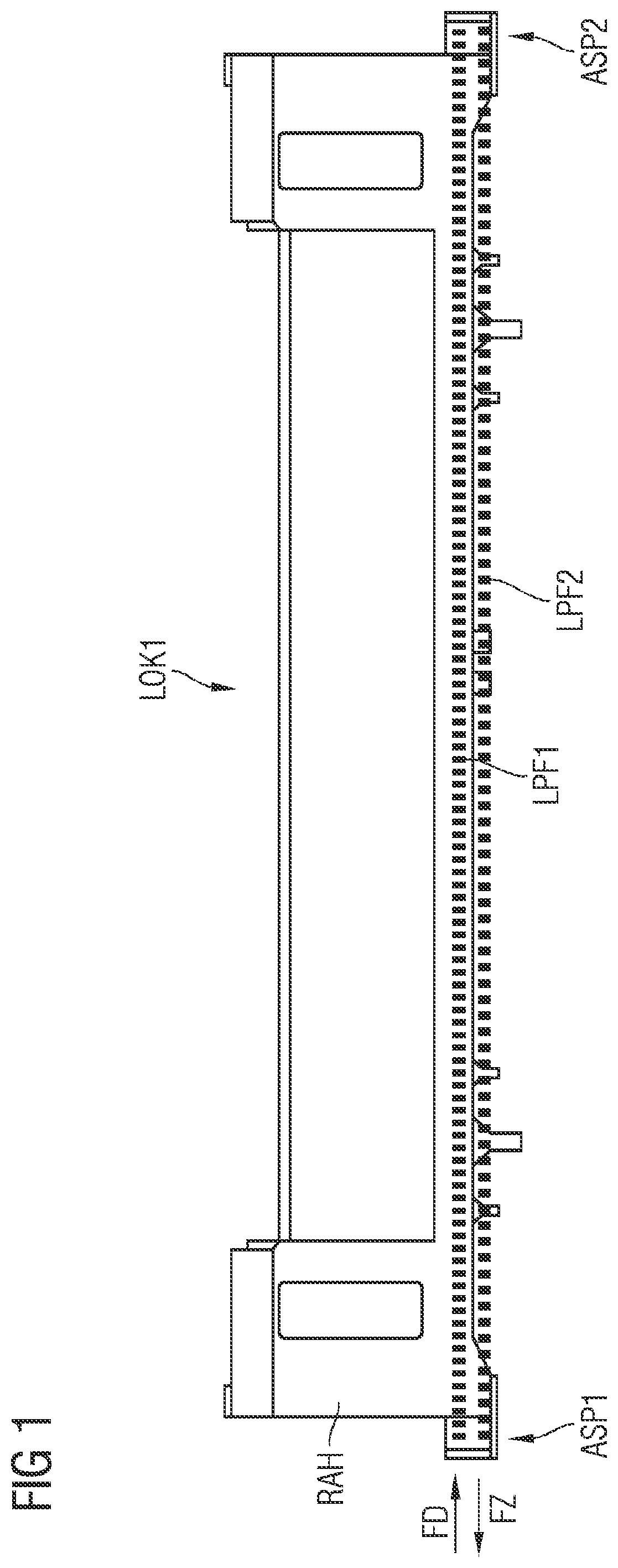 Patent US12403941 Figure 1 – Assembly for increasing the load-bearing capacity of a structural component of a rail vehicle