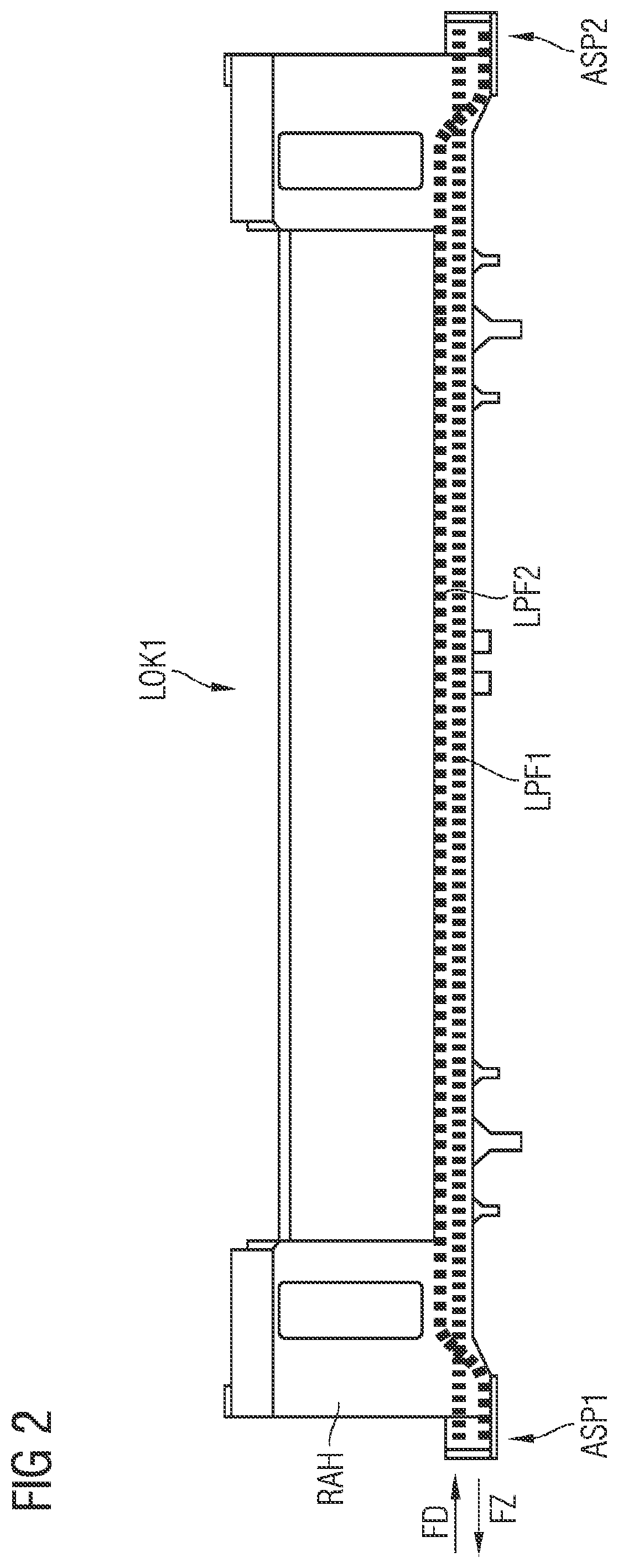 Patent US12403941 Figure 2 – Assembly for increasing the load-bearing capacity of a structural component of a rail vehicle