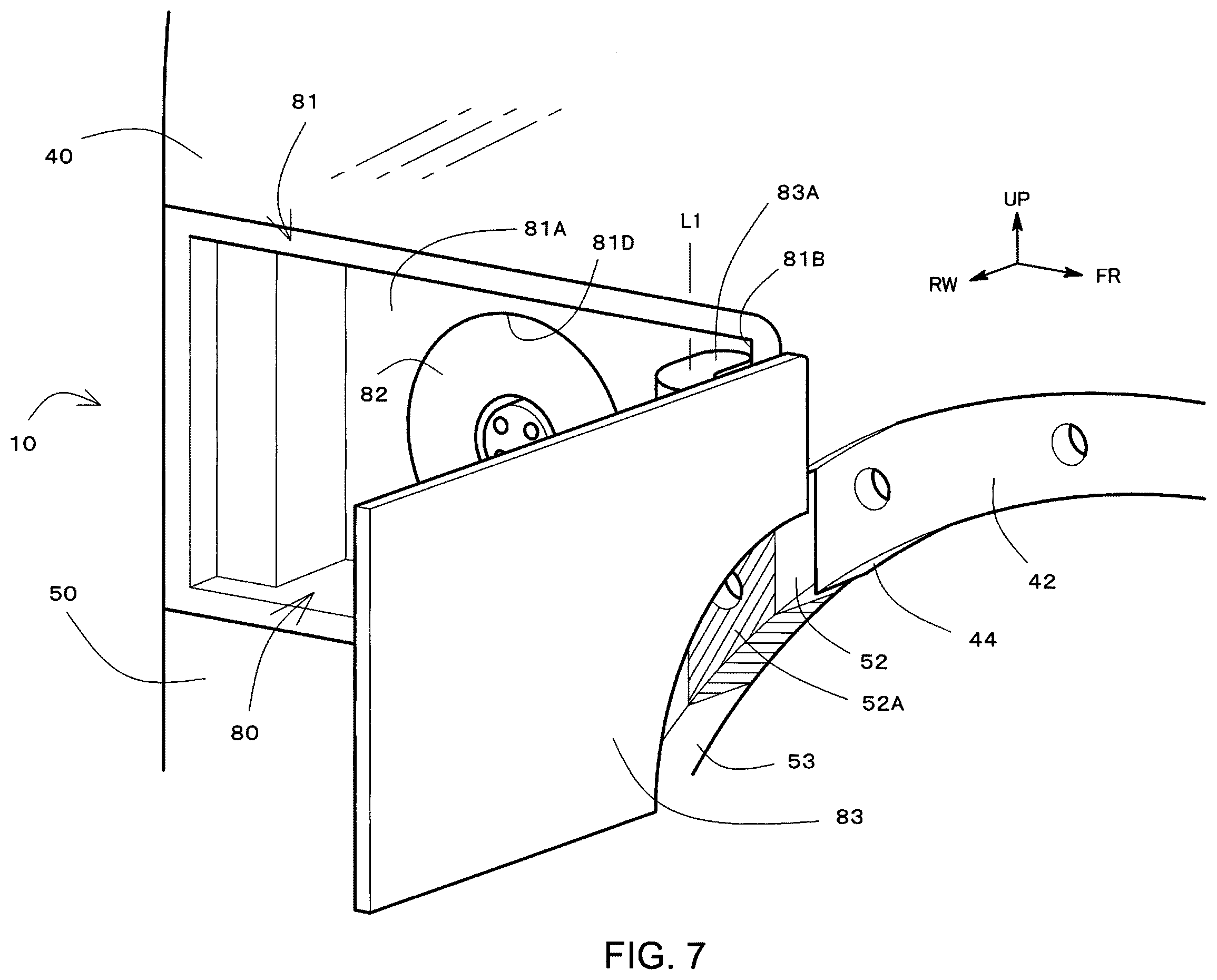 Patent US12403960 Figure 7 – Outer panel structure