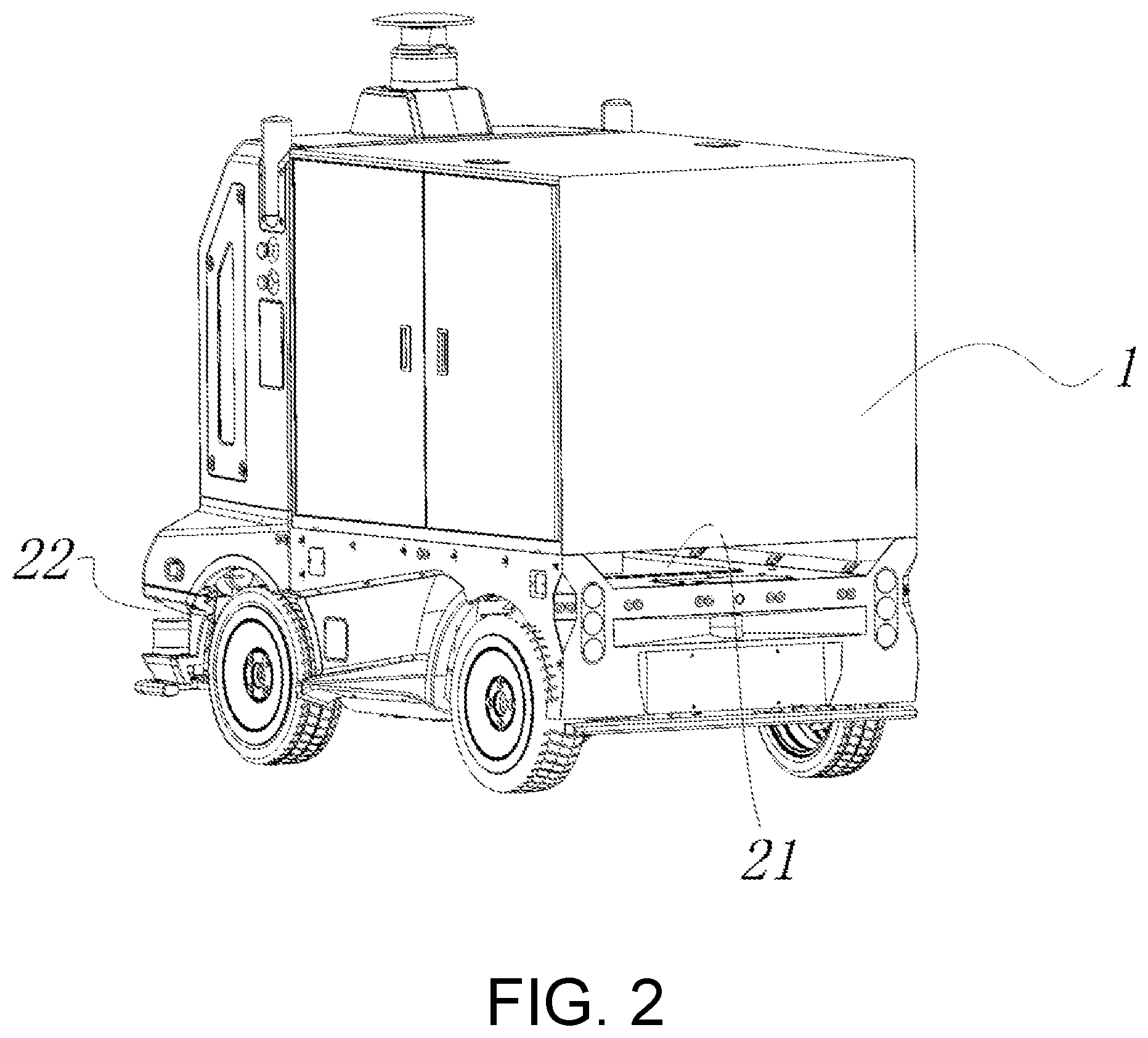 Patent US12403967 Figure 2 – Unmanned vehicle with separable functional module