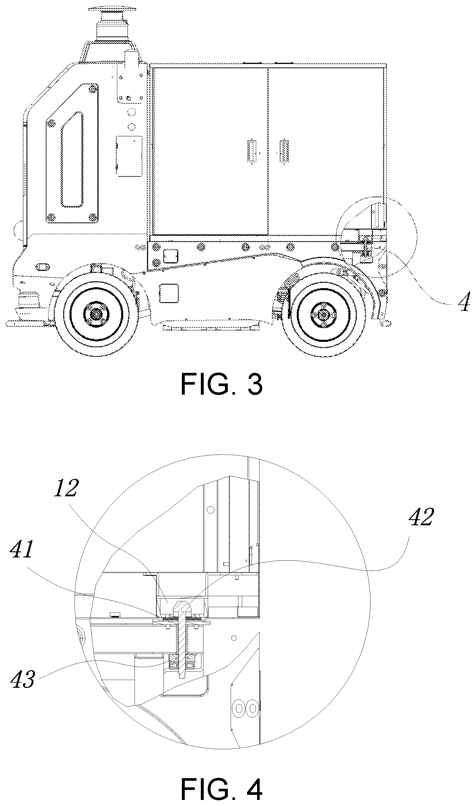 Patent US12403967 Figure 3 – Unmanned vehicle with separable functional module