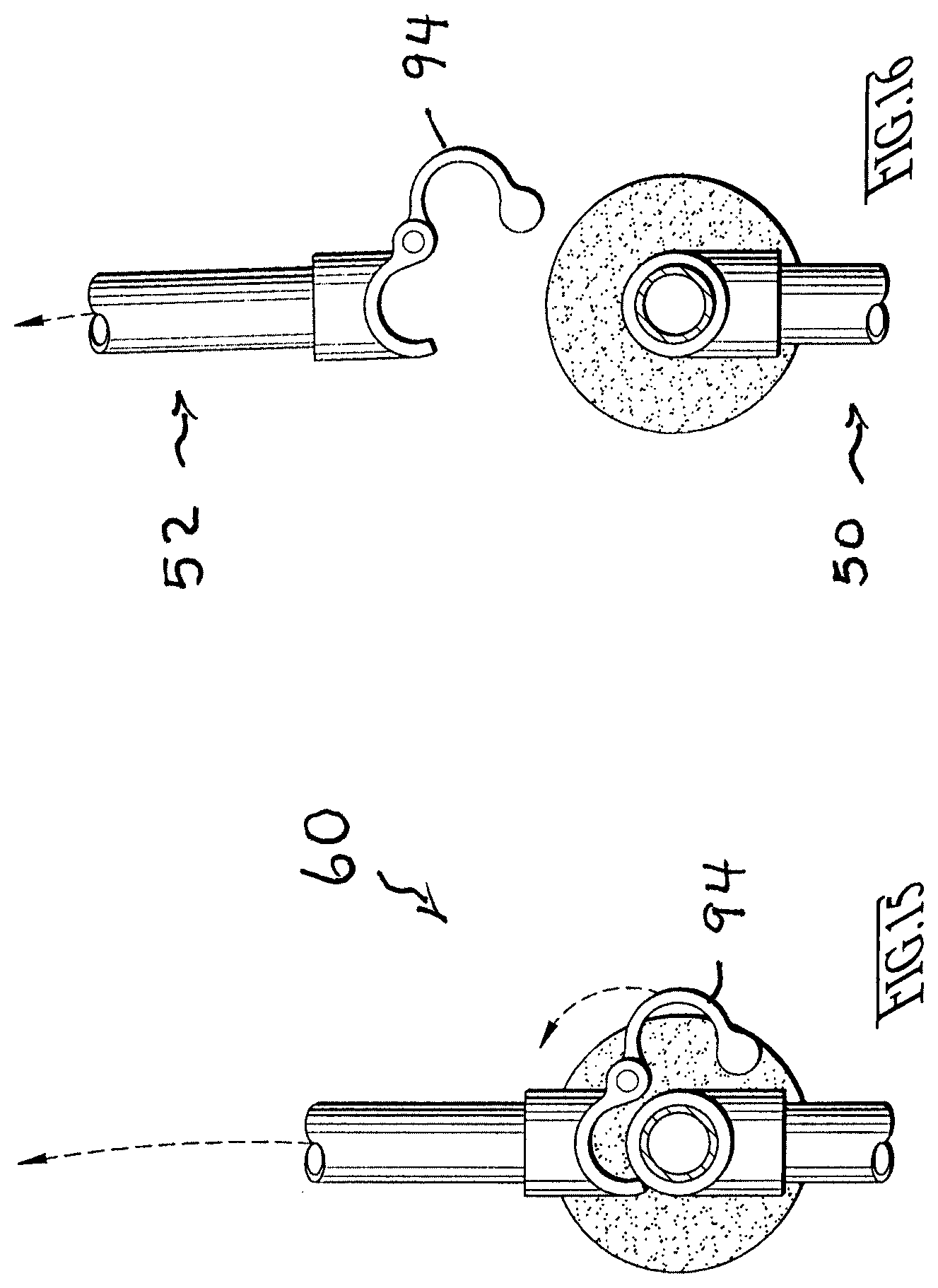 Patent US12403969 Figure 14 – Frame rack for hanging bicycle storage and stretcher-manner of loading/unloading and bicycle ferrying in vehicles, especially through upward swinging rear doors