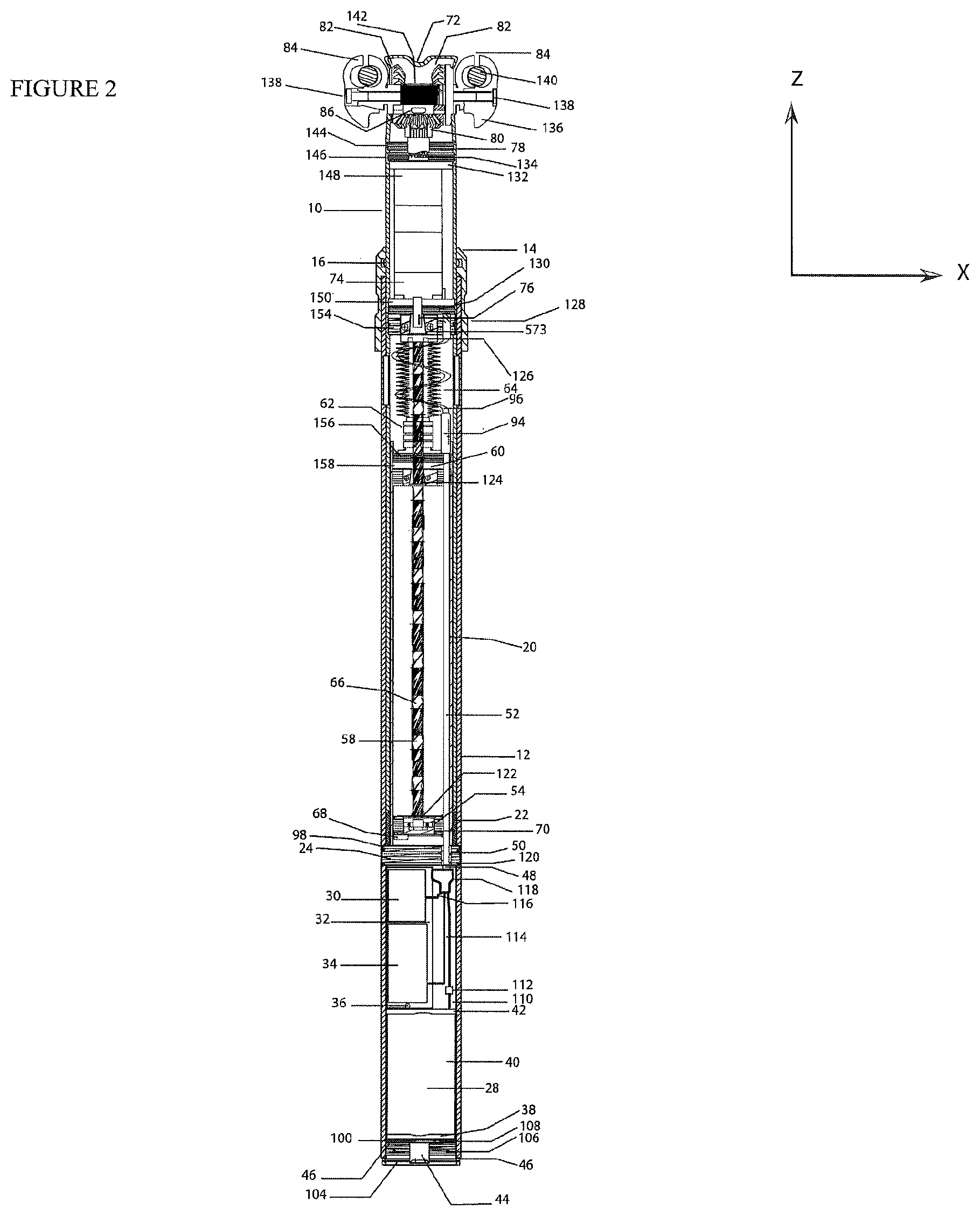Patent US12403970 Figure 2 – Device for adjusting a seat position of a bicycle seat