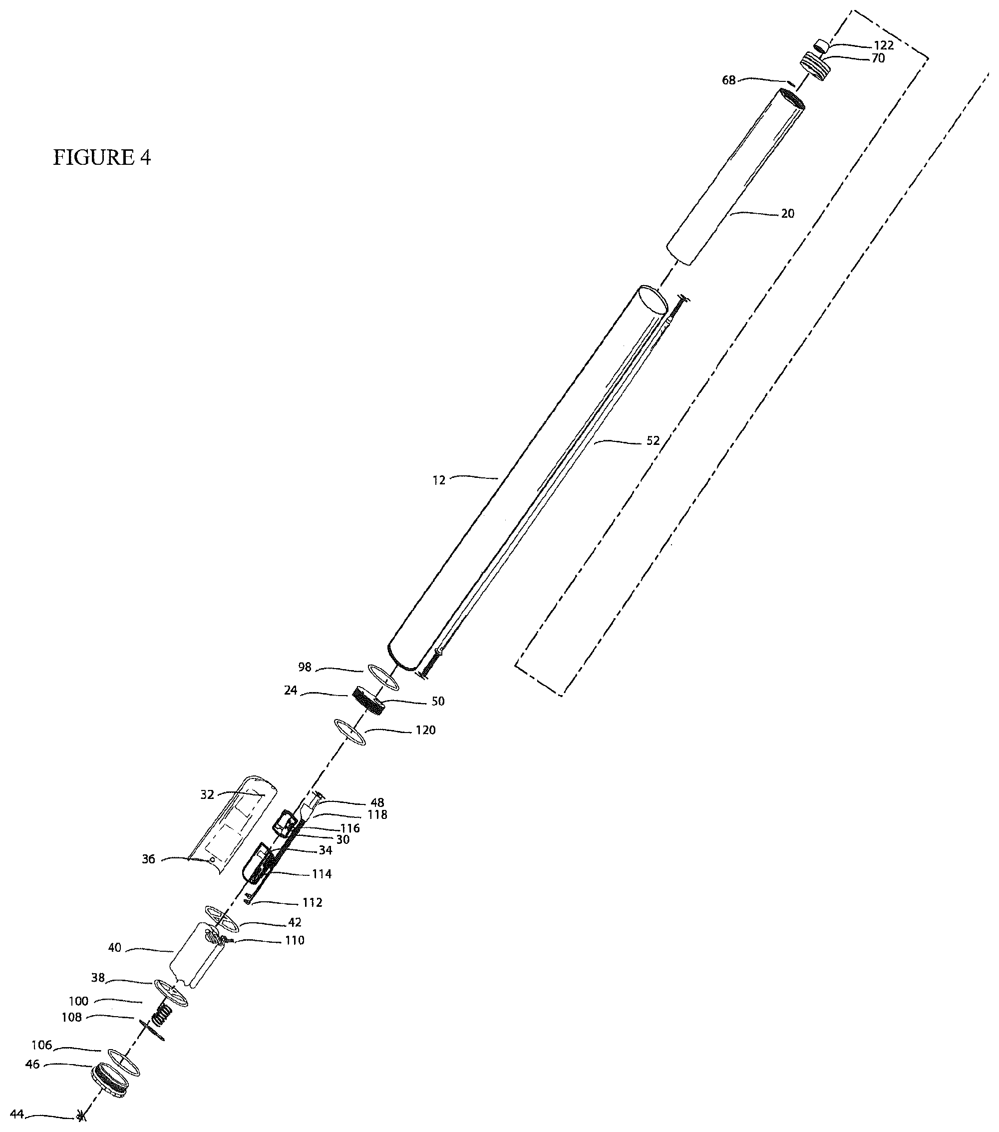 Patent US12403970 Figure 4 – Device for adjusting a seat position of a bicycle seat