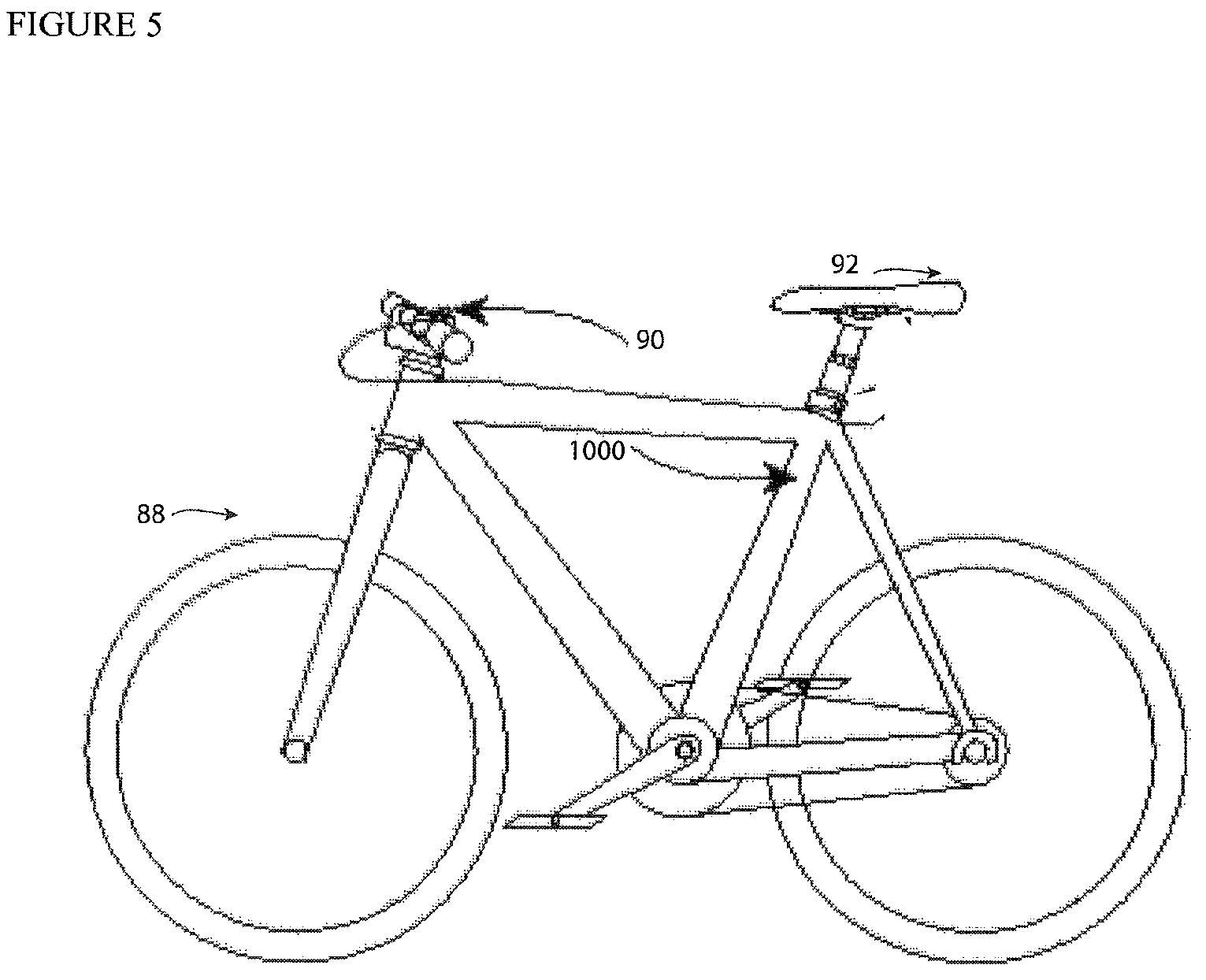 Patent US12403970 Figure 5 – Device for adjusting a seat position of a bicycle seat
