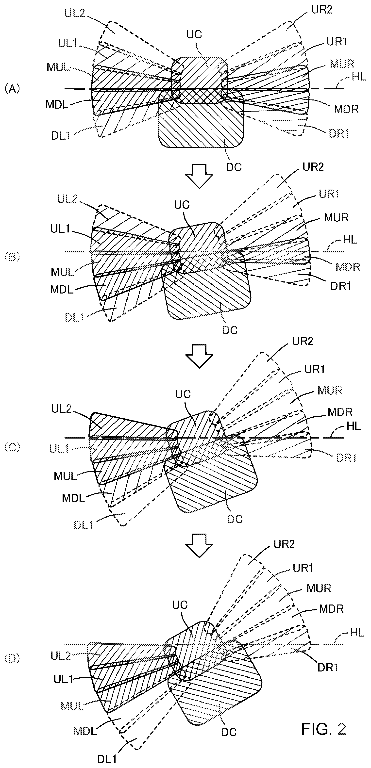 Patent US12403971 Figure 2 – Headlight device and leaning vehicle