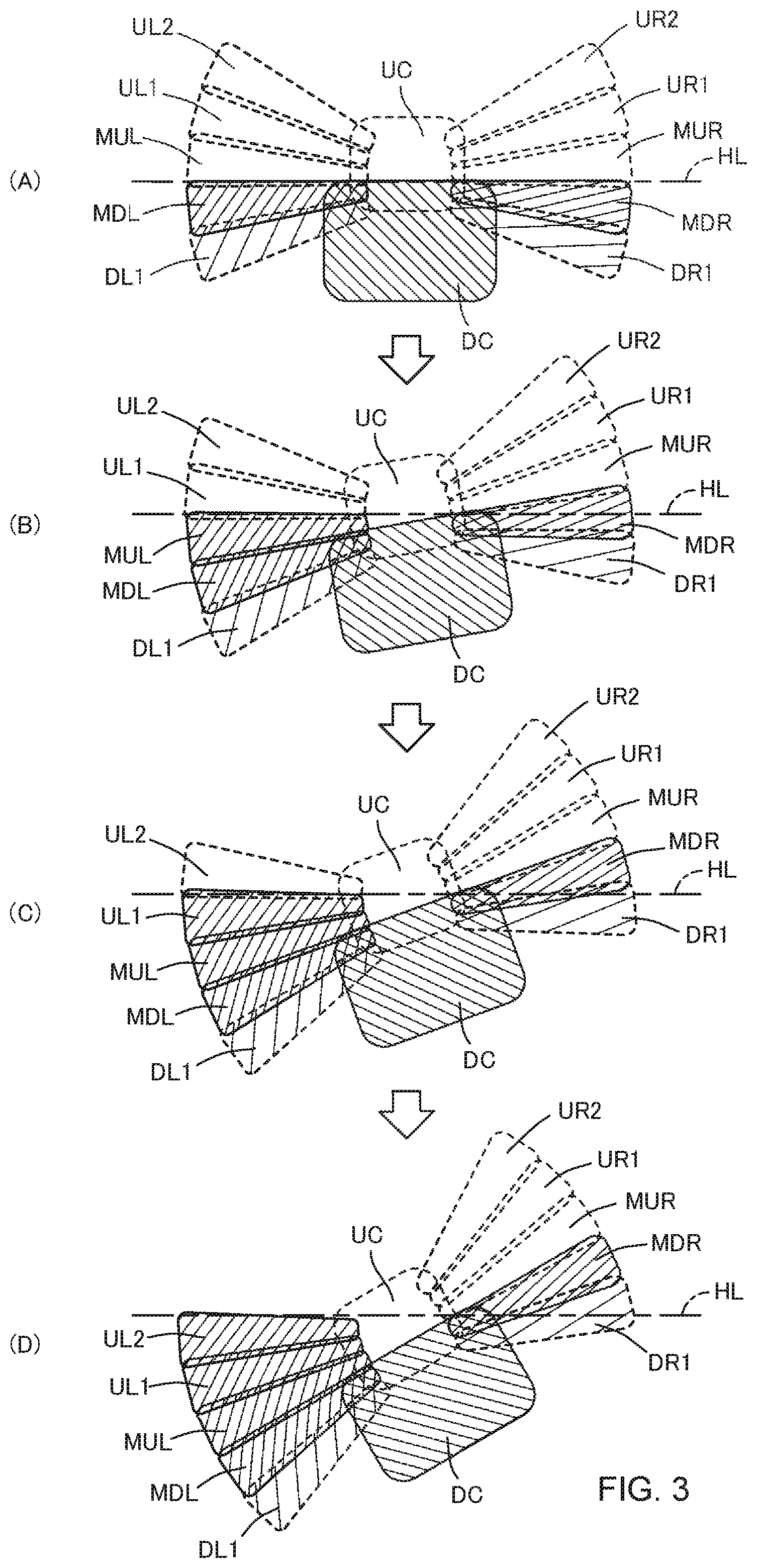 Patent US12403971 Figure 3 – Headlight device and leaning vehicle