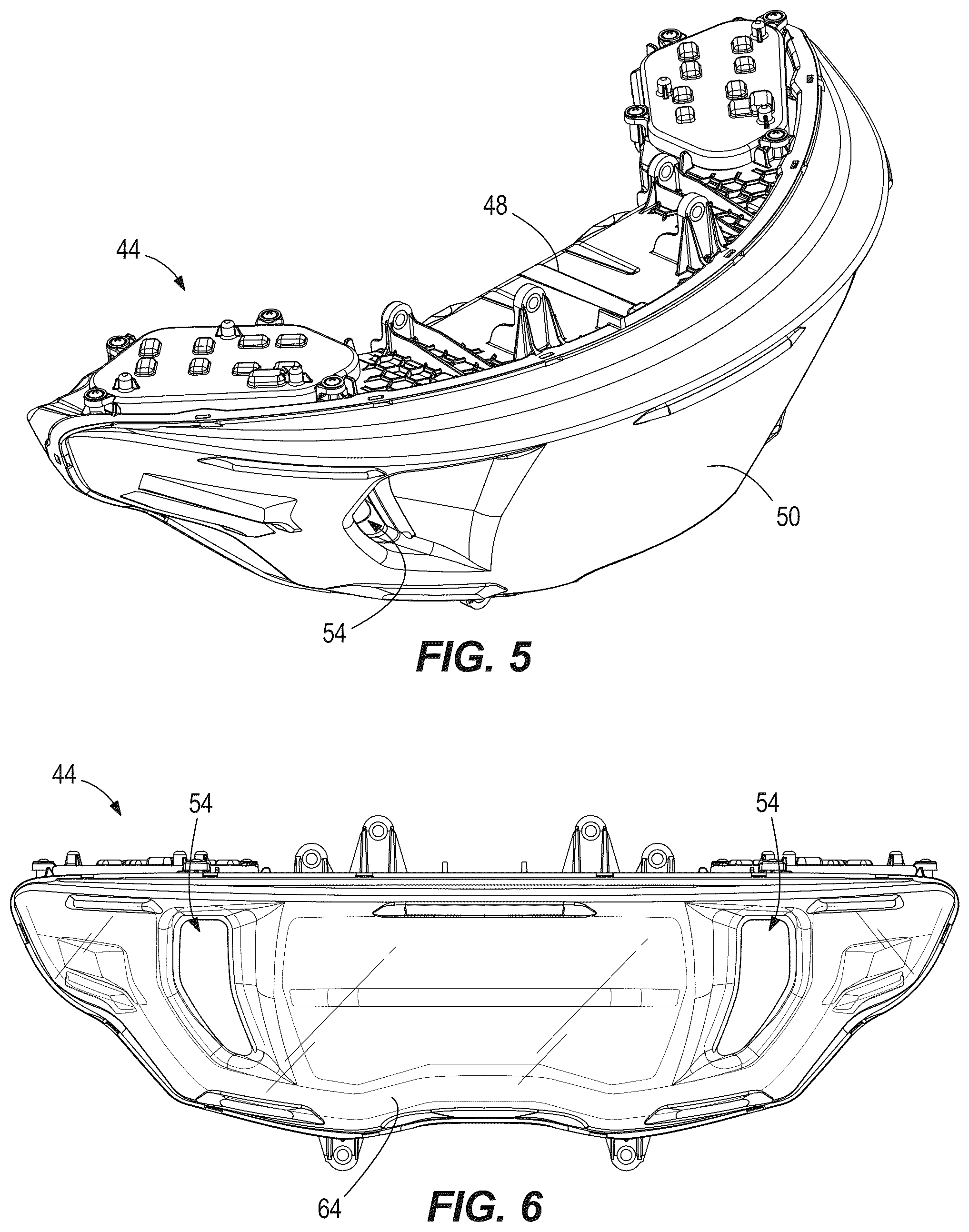 Patent US12403972 Figure 4 – Vehicle headlight