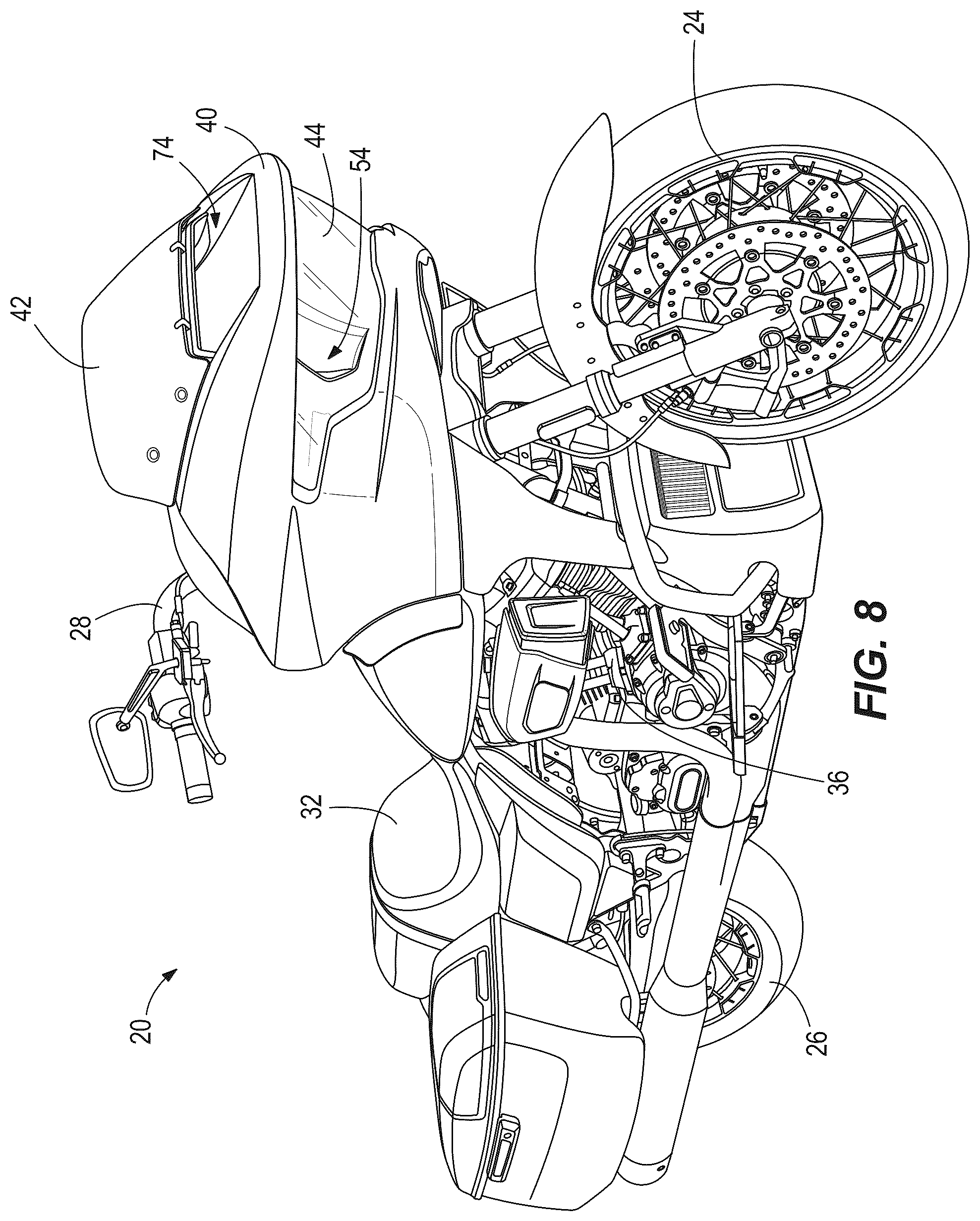 Patent US12403972 Figure 6 – Vehicle headlight