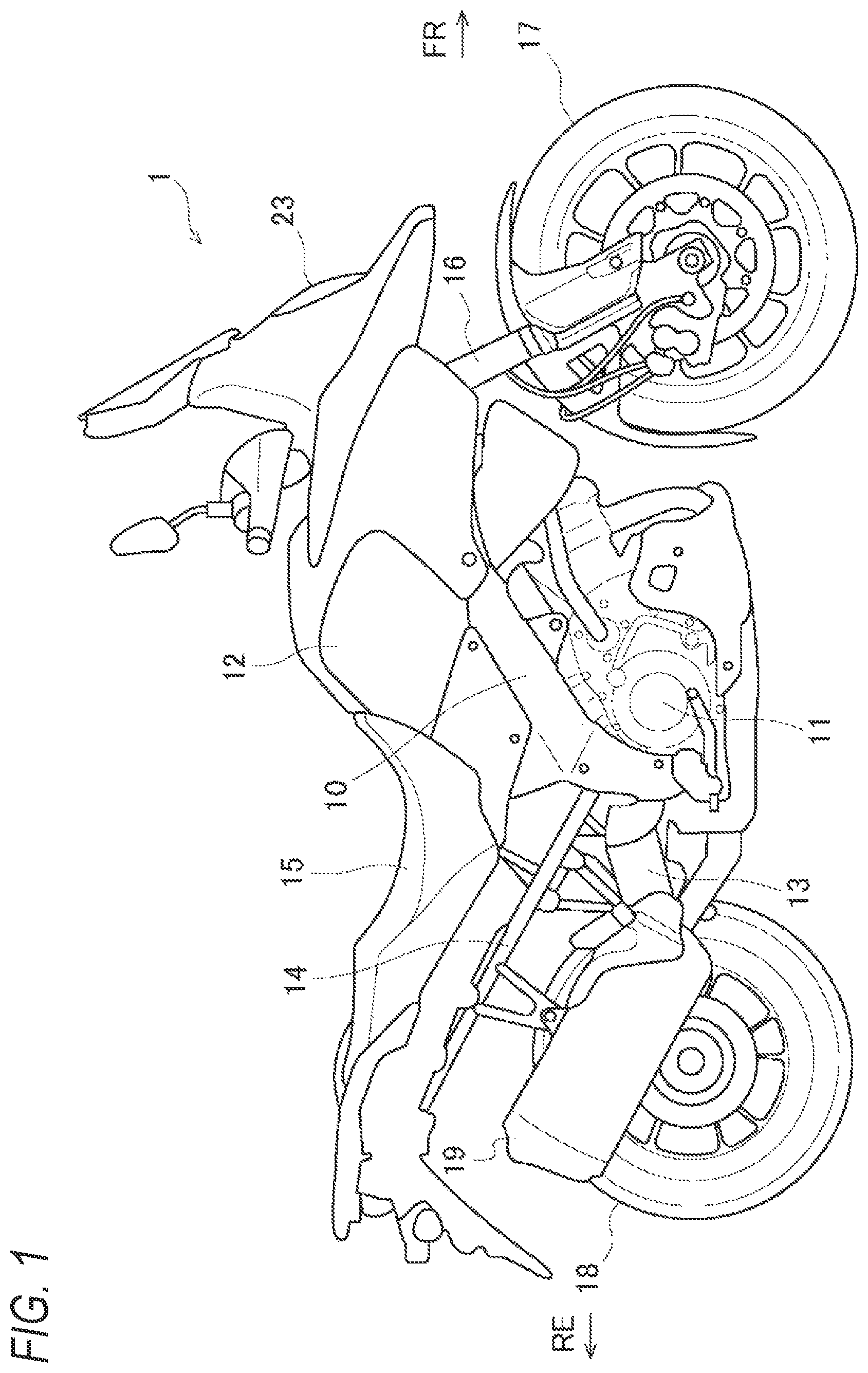 Patent US12403973 — Holding structure for optional component — Figure 1