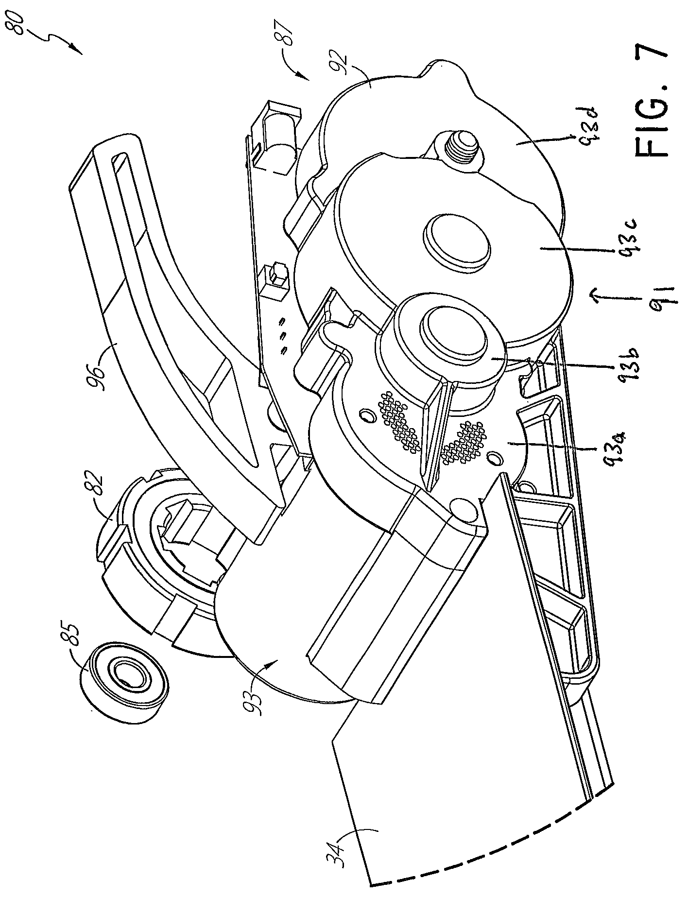Patent US12403974 Figure 5 – Electric scooter