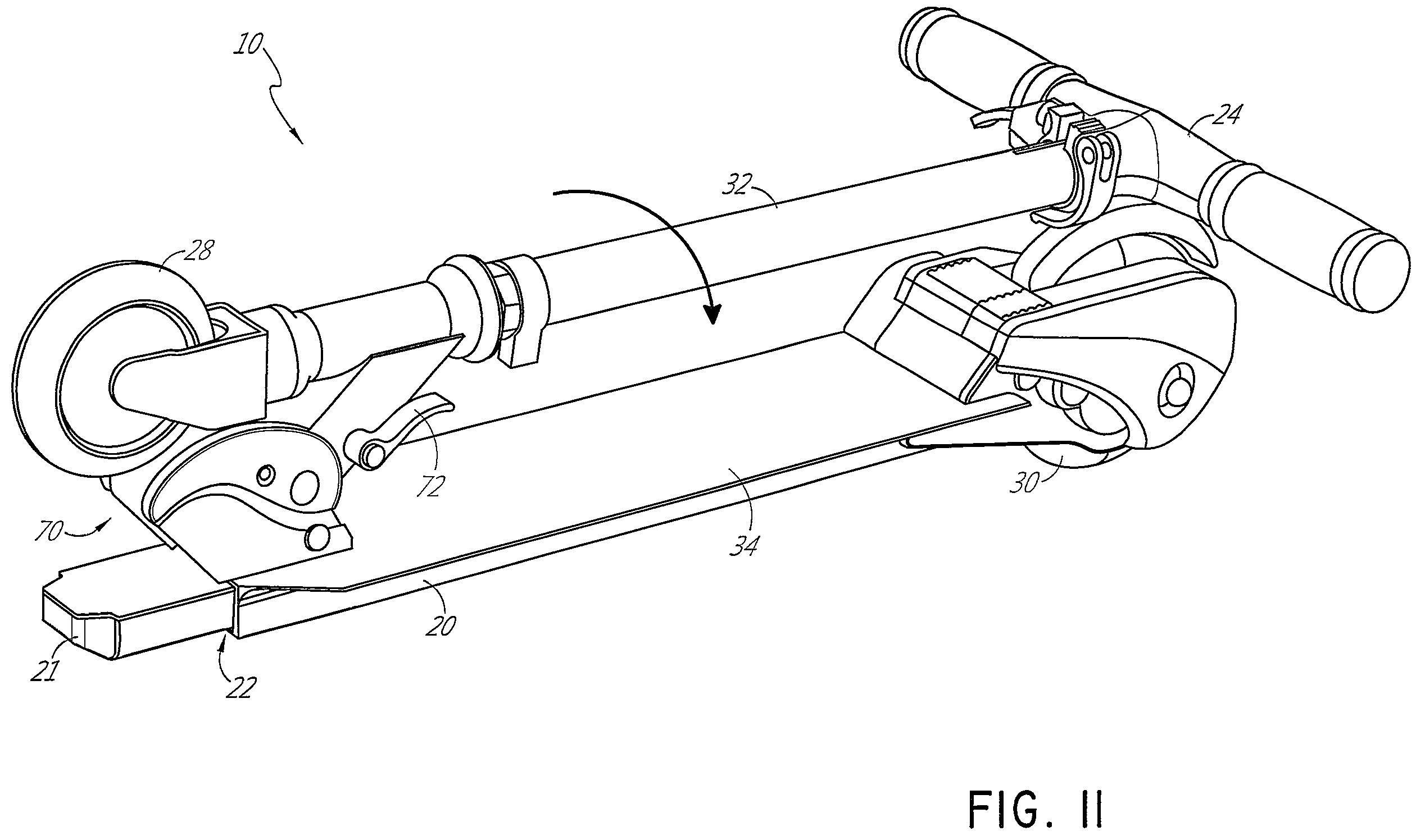 Patent US12403974 Figure 9 – Electric scooter