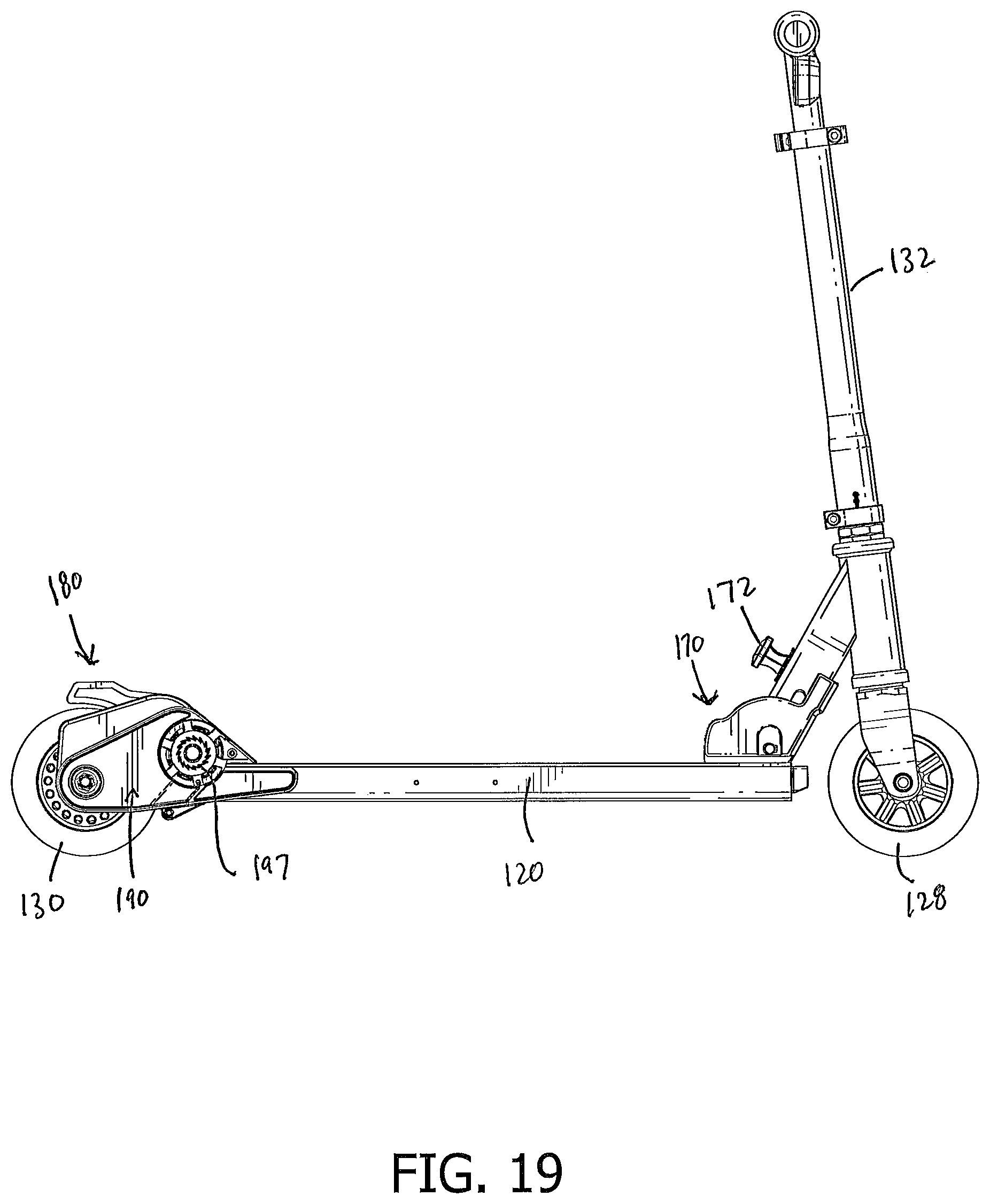 Patent US12403974 Figure 17 – Electric scooter