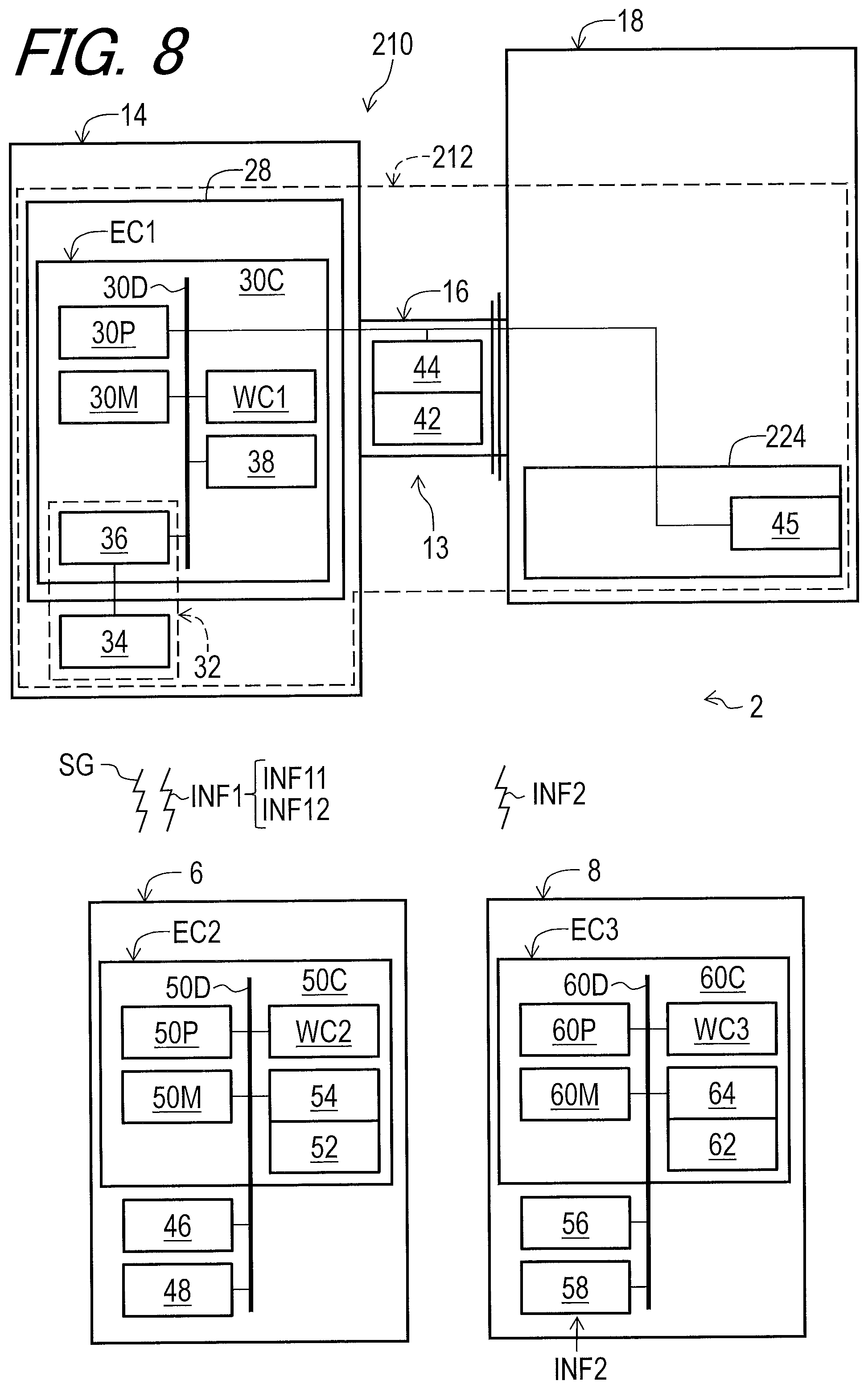 Patent US12403976 Figure 8 – Electrical device and rotational device for human-powered vehicle