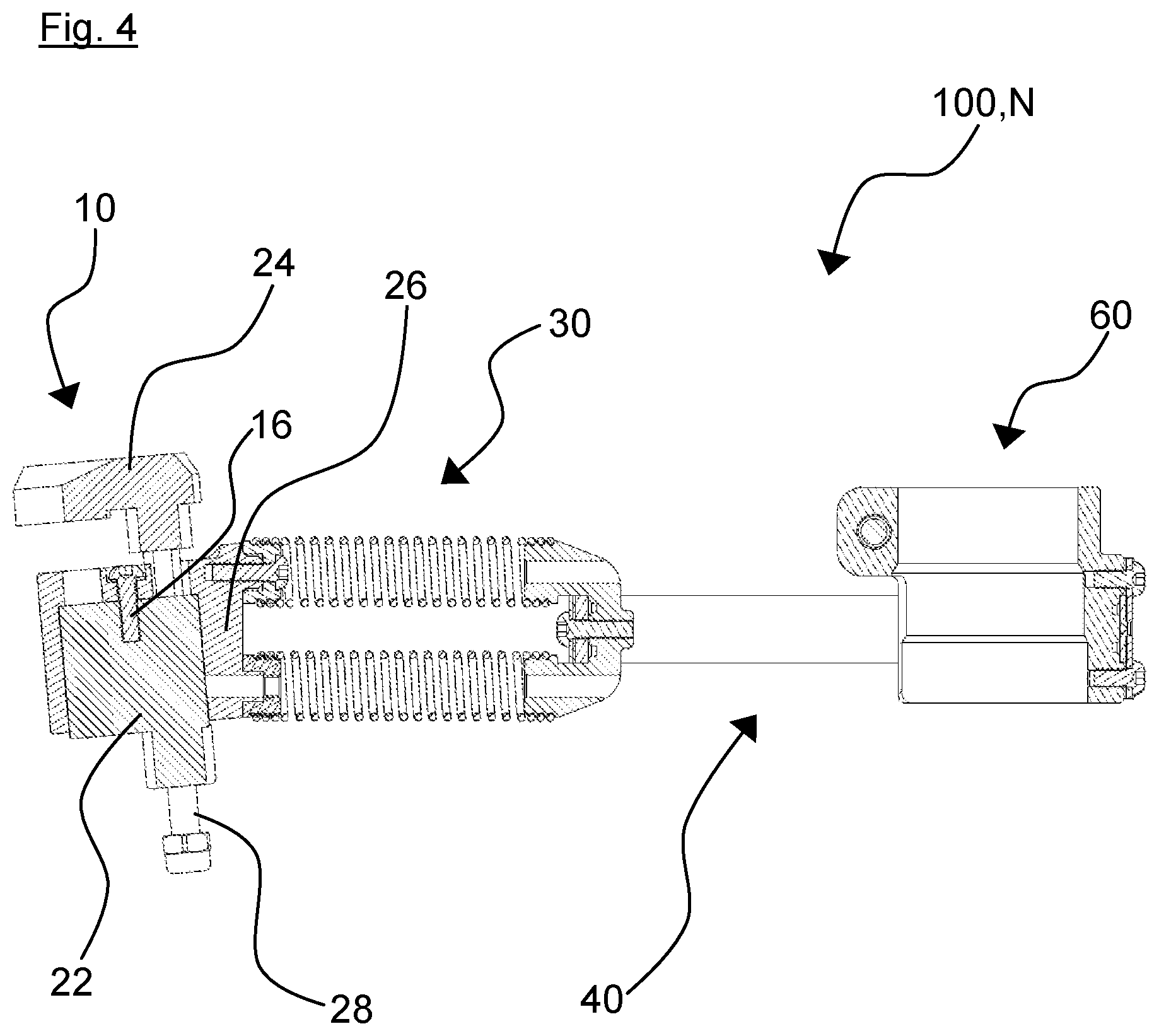 Patent US12403977 Figure 5 – Apparatus for providing a restoring moment for a two-wheeler steering mechanism