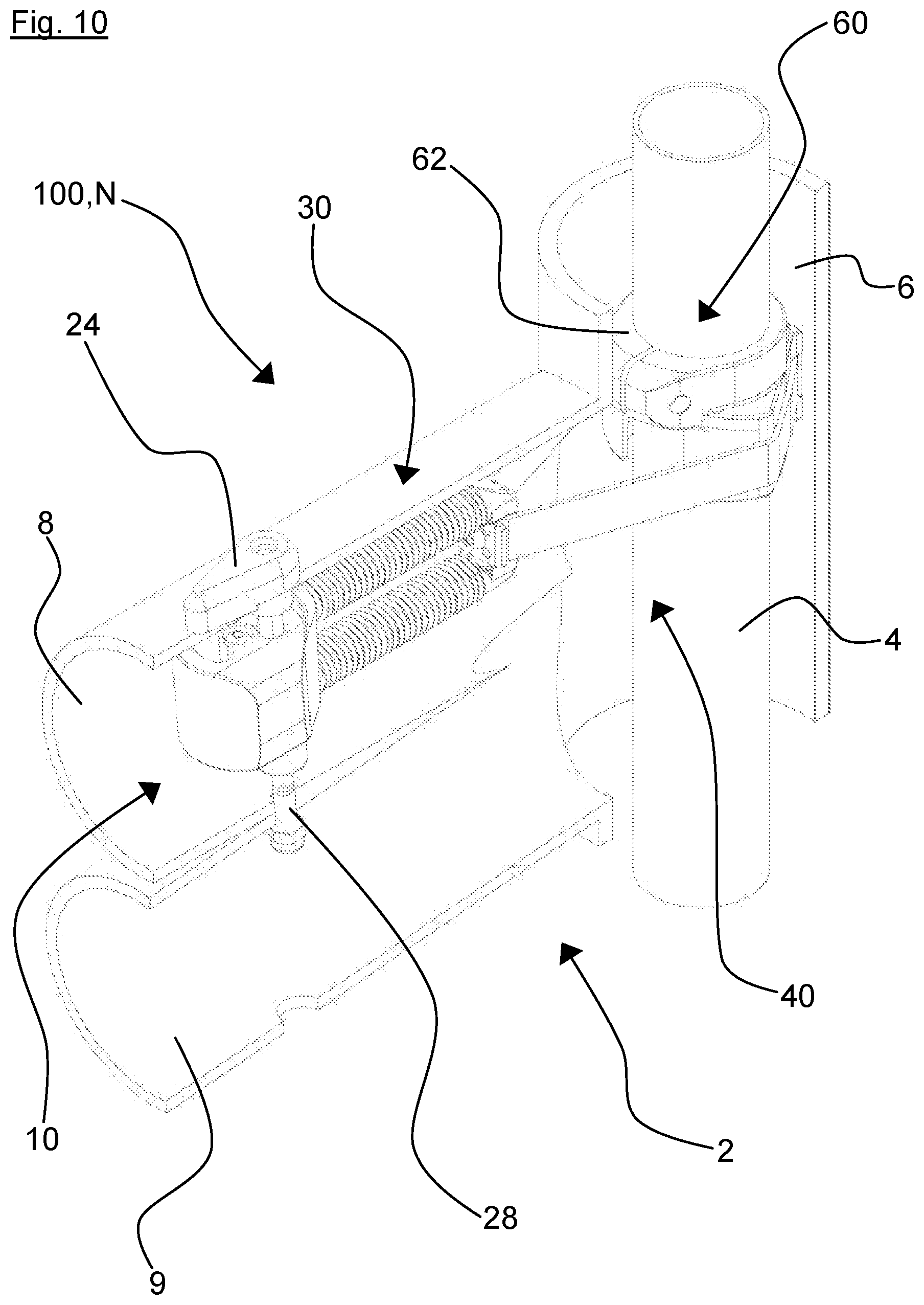 Patent US12403977 Figure 11 – Apparatus for providing a restoring moment for a two-wheeler steering mechanism