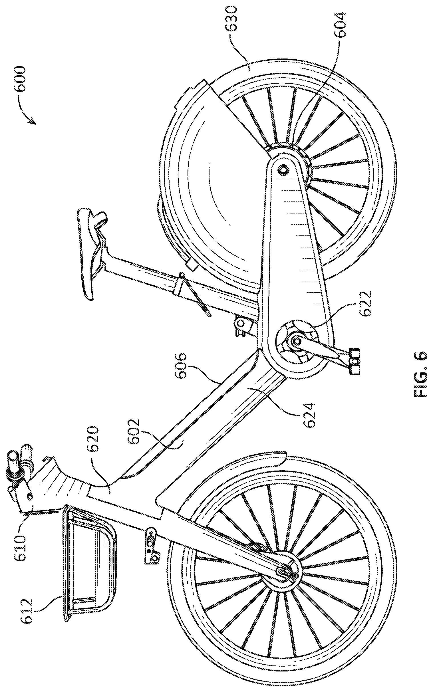 Patent US12403978 Figure 11 – Steering assembly for micromobility transit vehicles