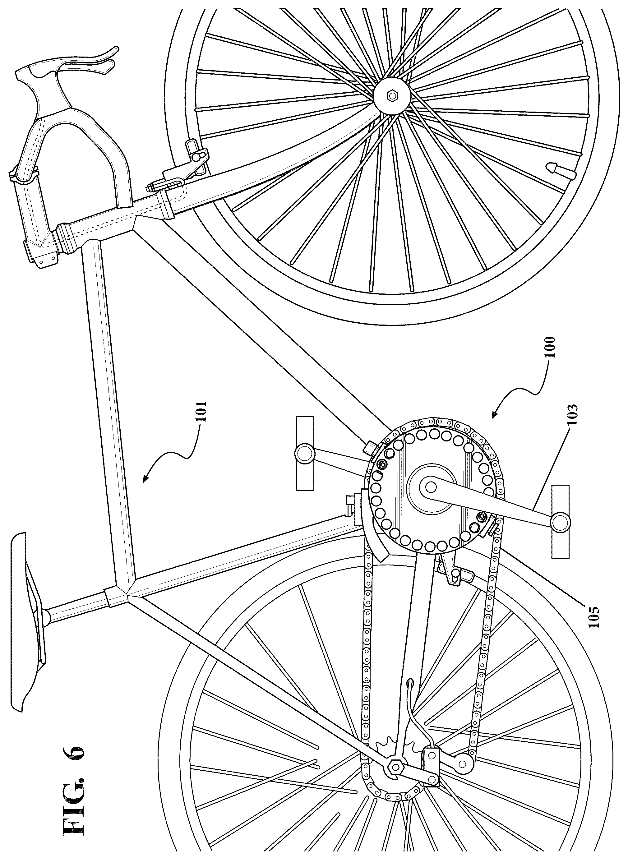 Patent US12403984 Figure 6 – Rotating drivetrain assembly for vehicles