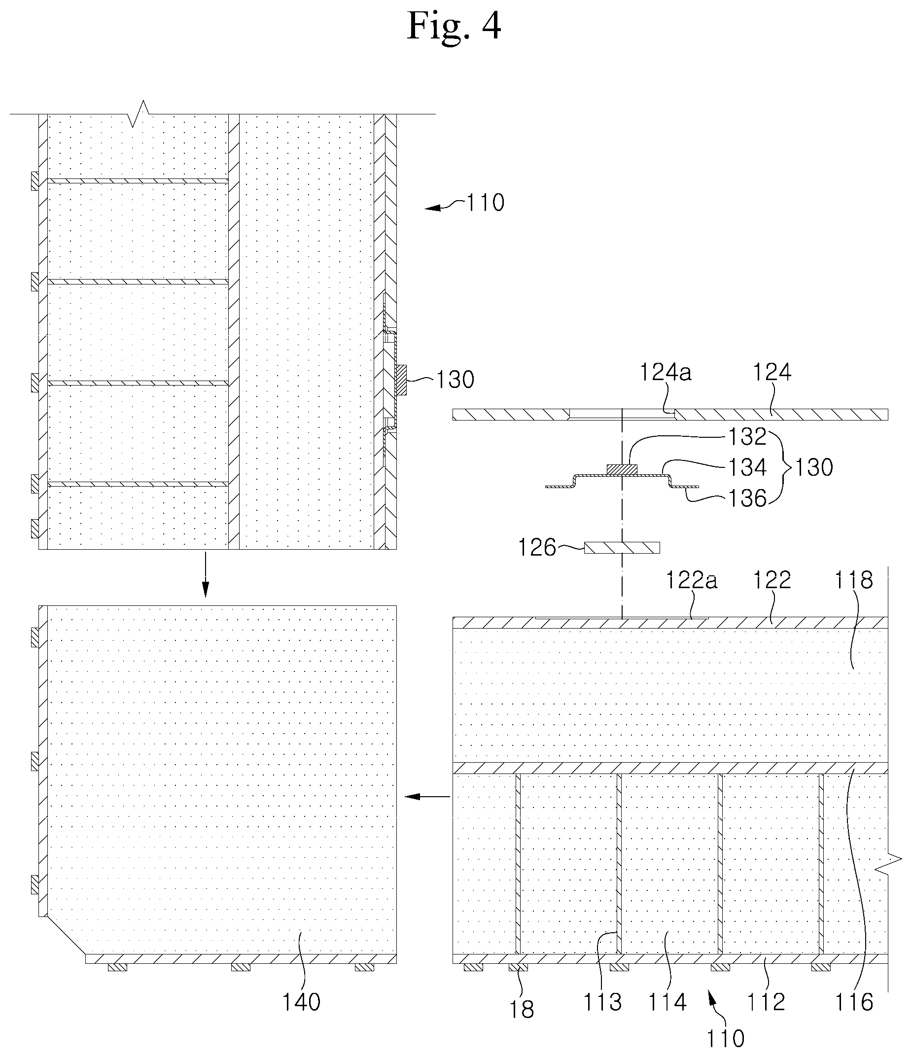 Patent US12403988 Figure 4 – Corner structure and liquefied gas storage tank having same