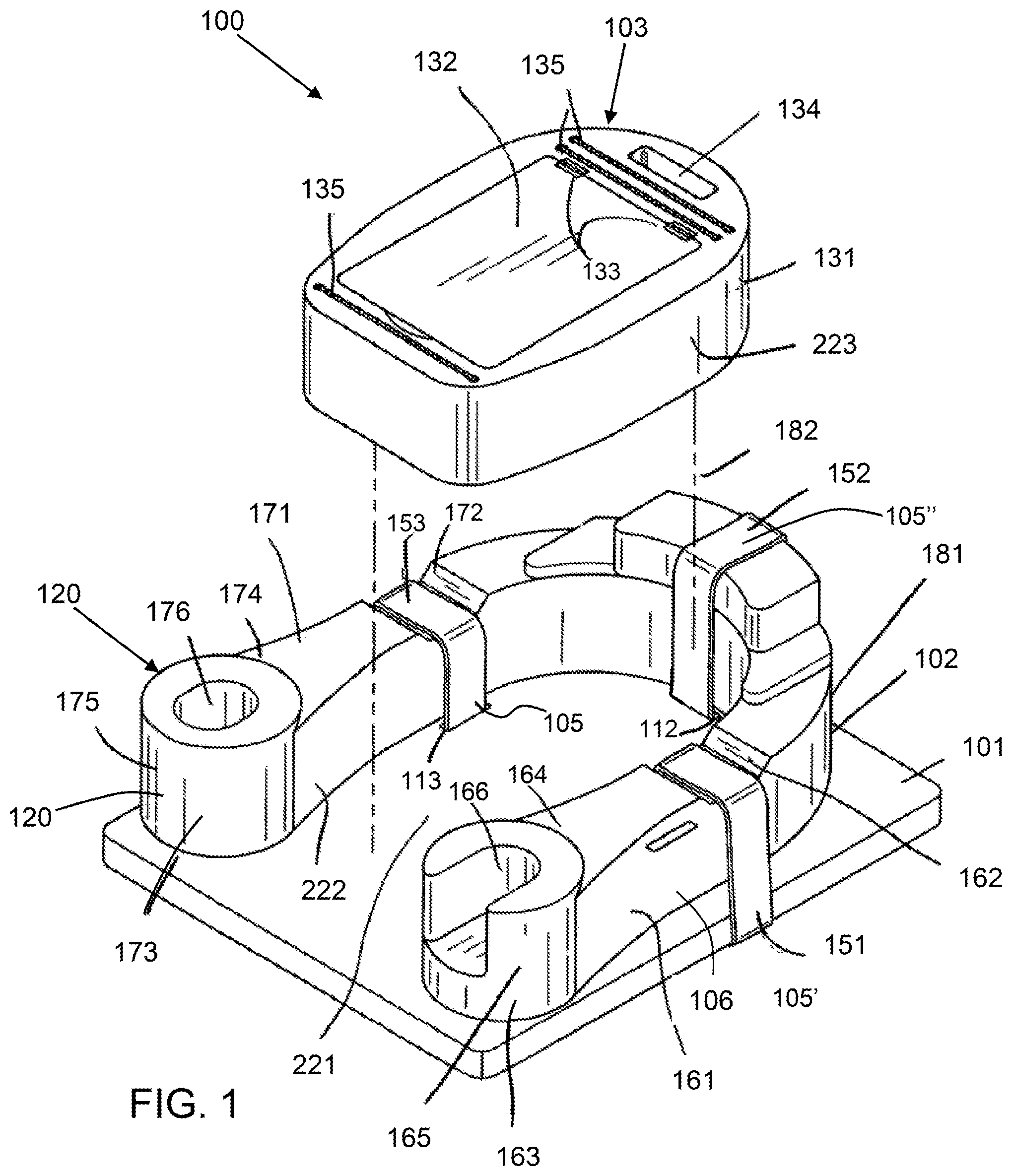 Patent US12403989 Figure 1 – Personal floatation device