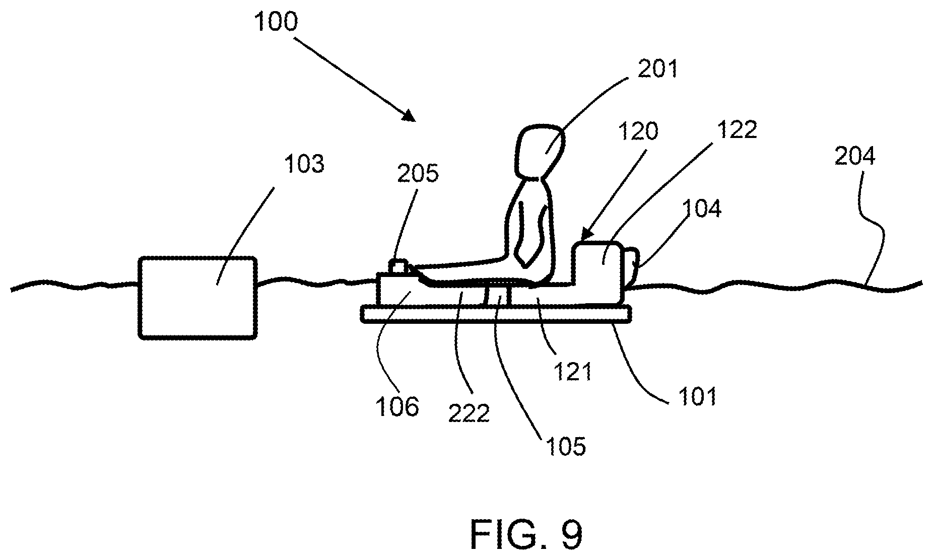 Patent US12403989 Figure 7 – Personal floatation device