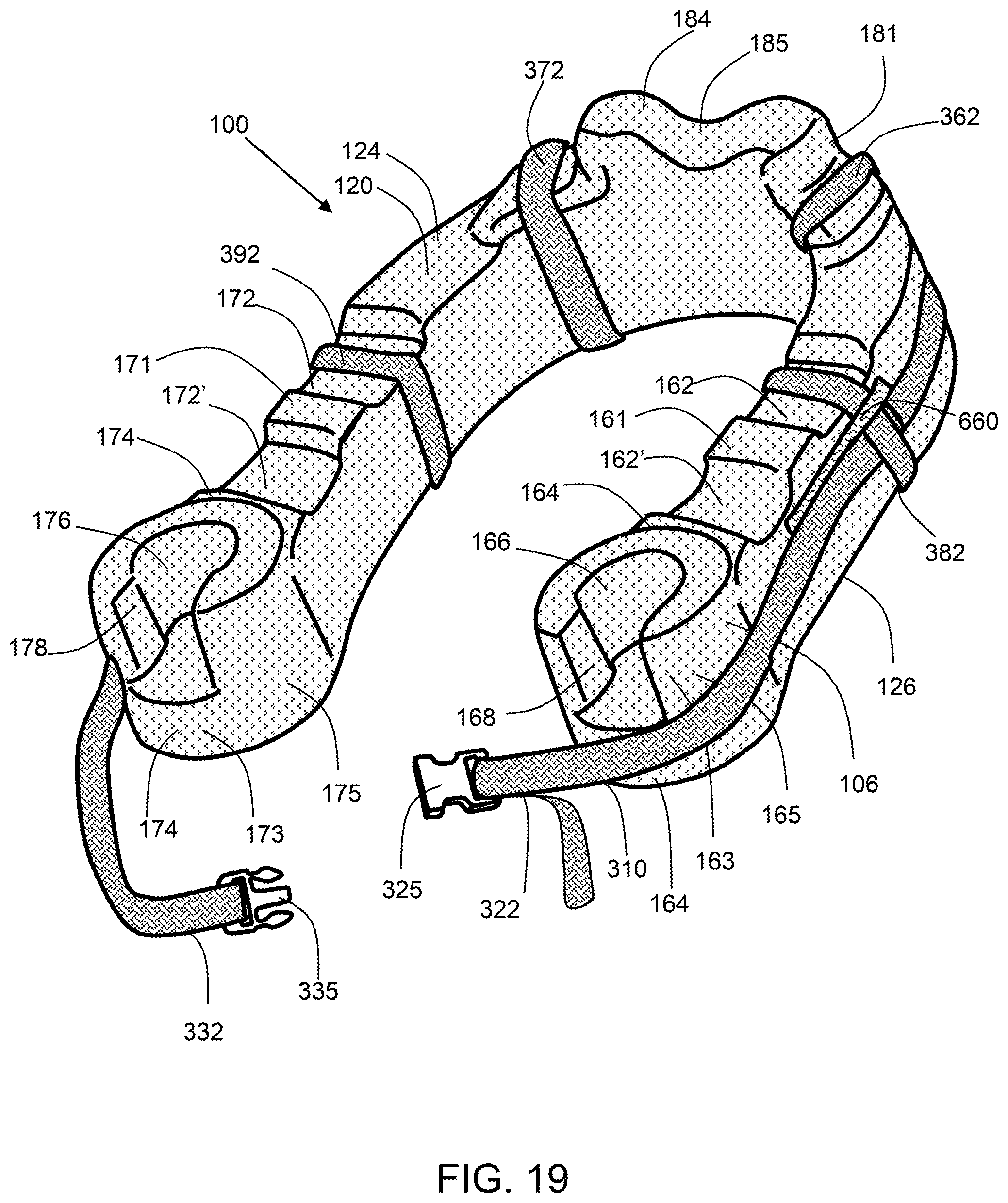 Patent US12403989 Figure 16 – Personal floatation device