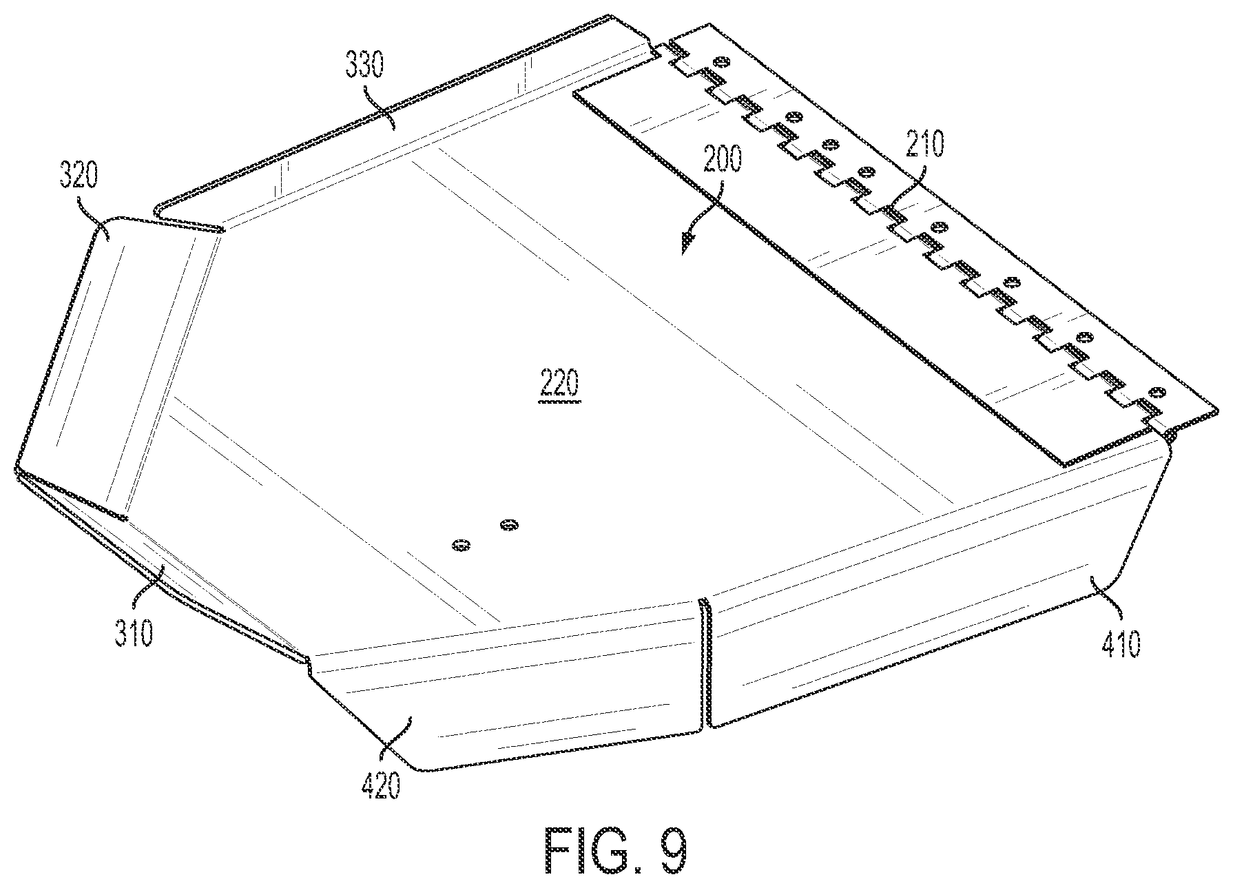 Patent US12403991 Figure 6 – Wake-modifying device for a boat