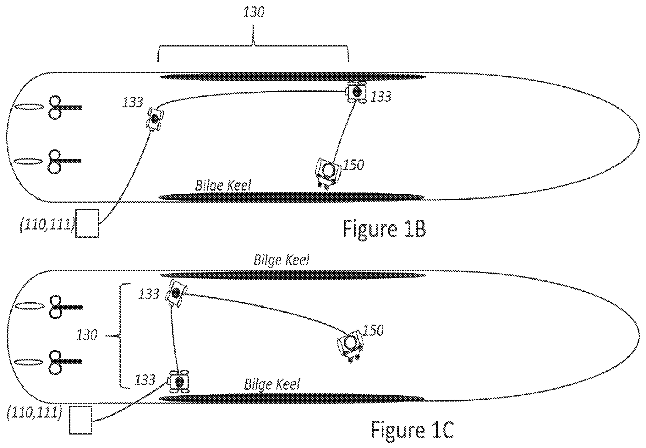 Patent US12403992 Figure 2 – Method for maintaining the outer surface of a hull utilizing an in-line multi-node tether management arrangement