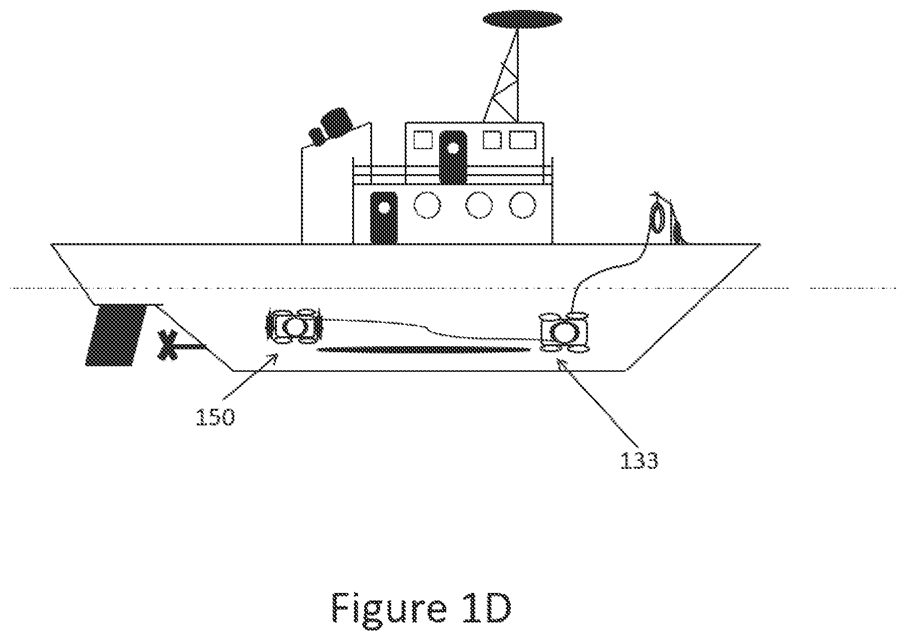 Patent US12403992 Figure 3 – Method for maintaining the outer surface of a hull utilizing an in-line multi-node tether management arrangement