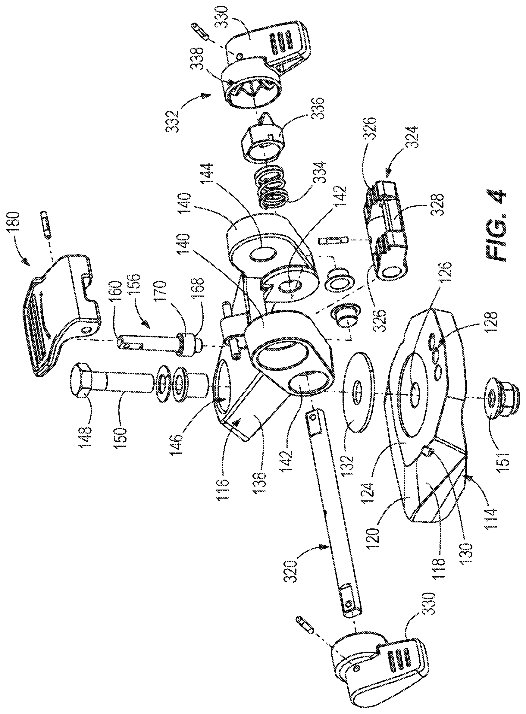 Patent US12403994 Figure 3 – Tillers for marine drives having tilt mechanism