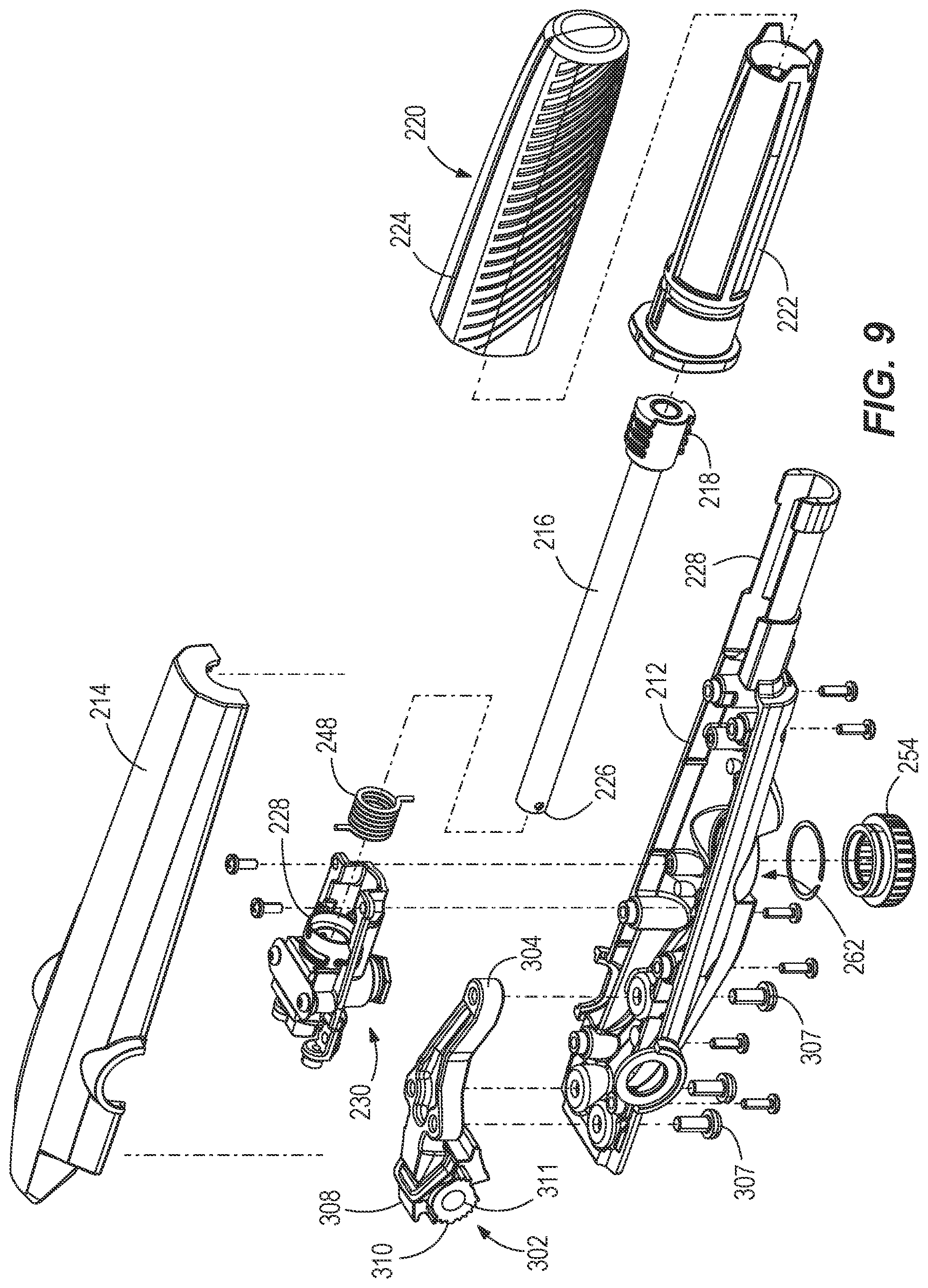 Patent US12403994 Figure 7 – Tillers for marine drives having tilt mechanism