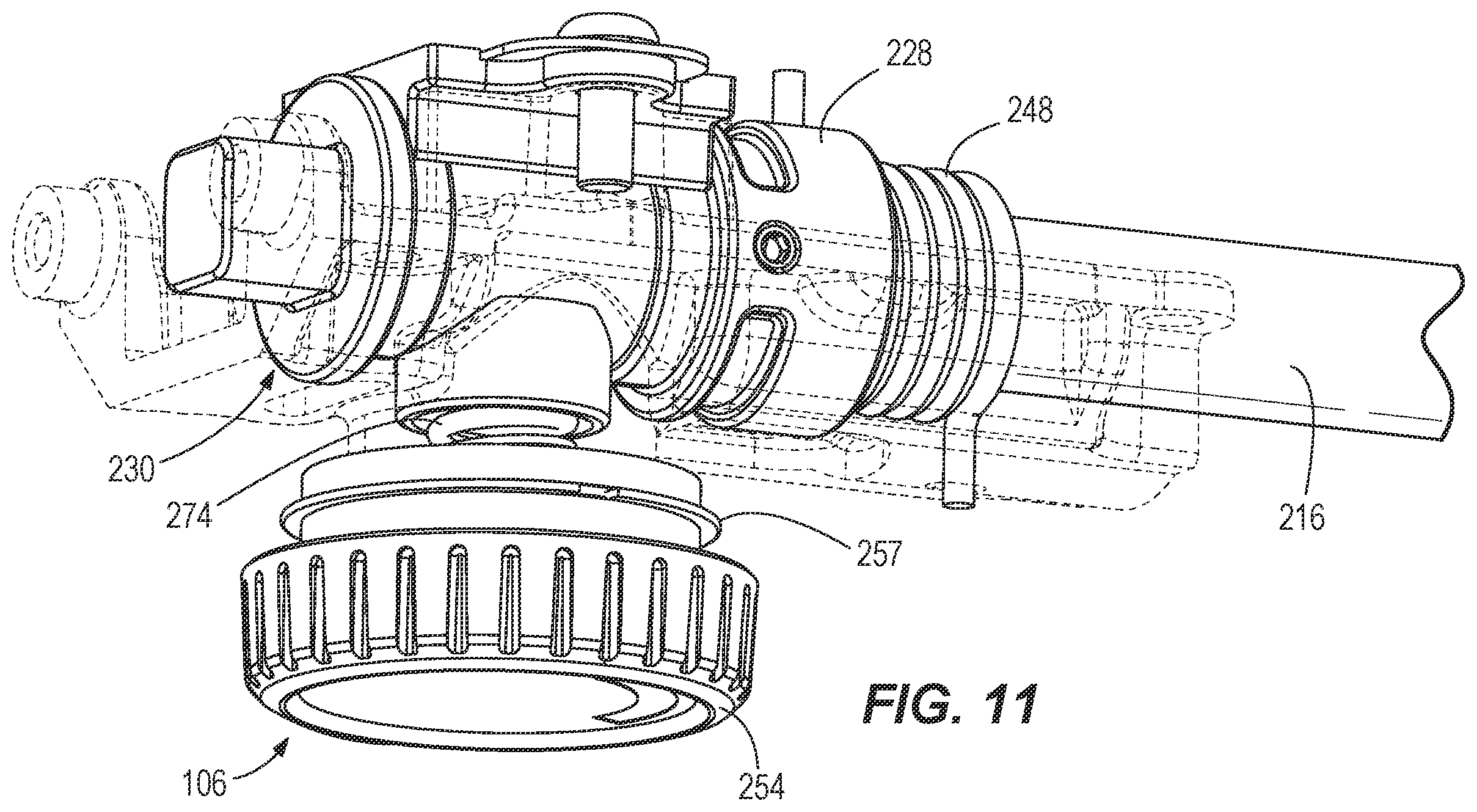 Patent US12403994 Figure 9 – Tillers for marine drives having tilt mechanism