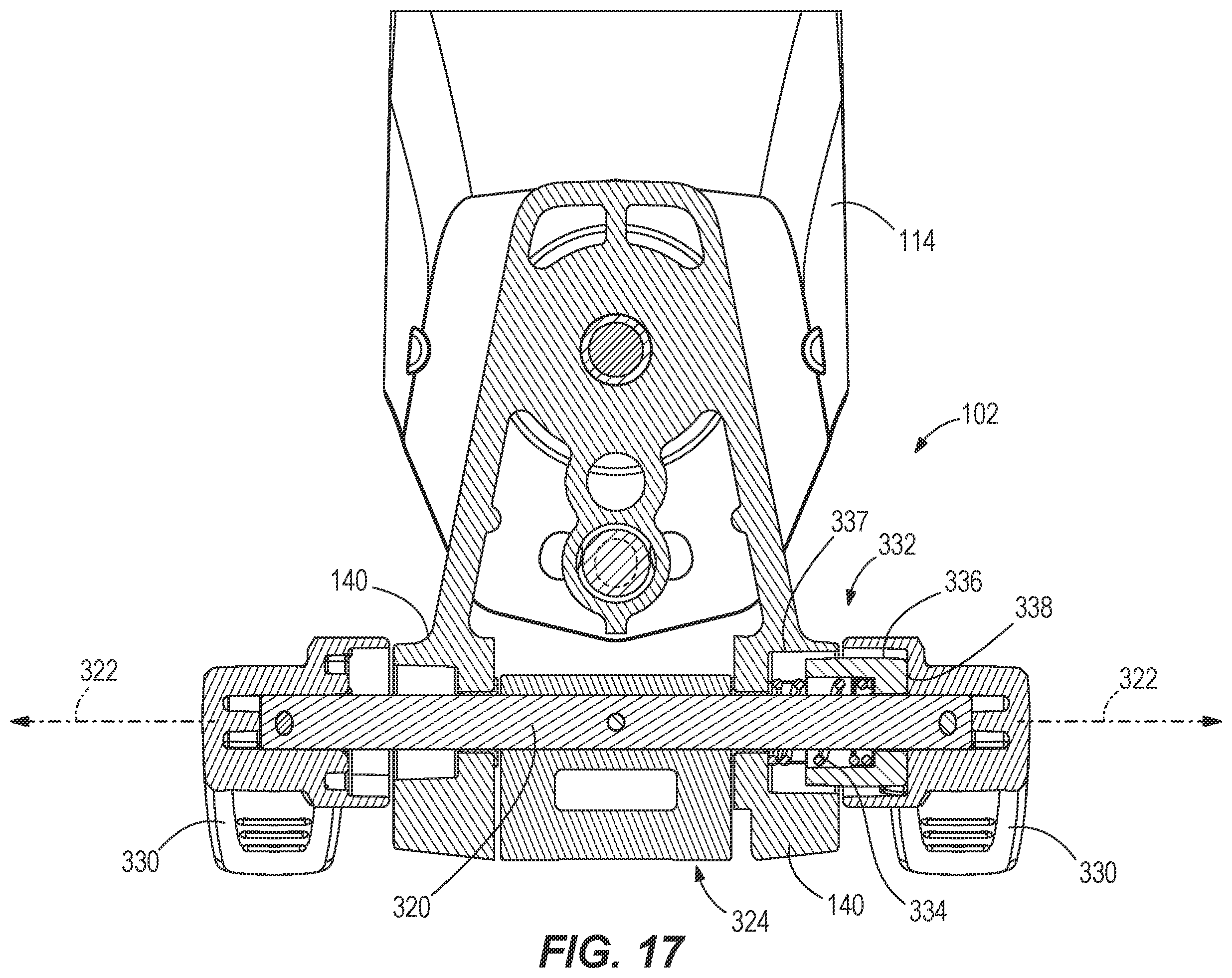 Patent US12403994 Figure 15 – Tillers for marine drives having tilt mechanism