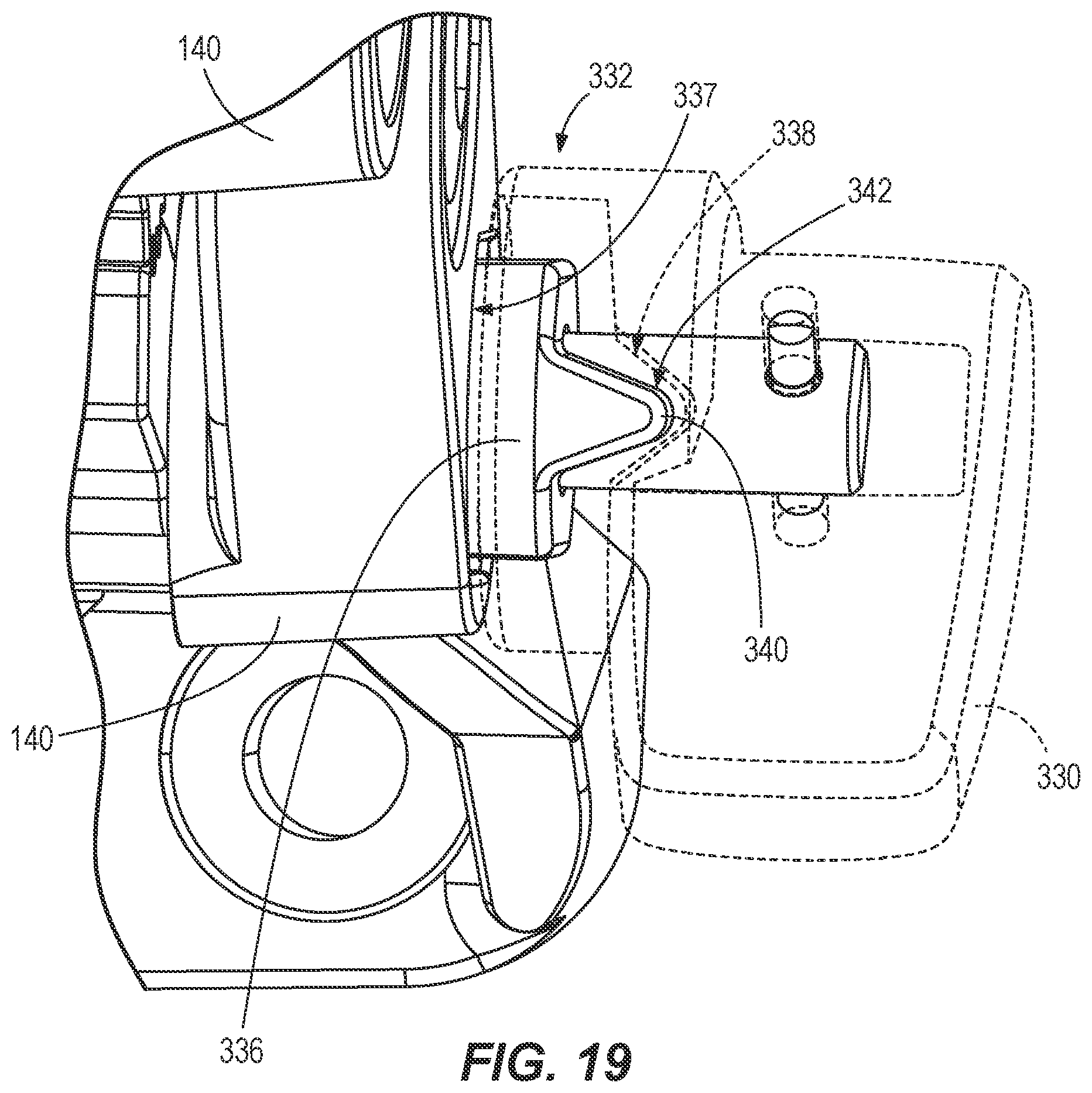Patent US12403994 Figure 17 – Tillers for marine drives having tilt mechanism