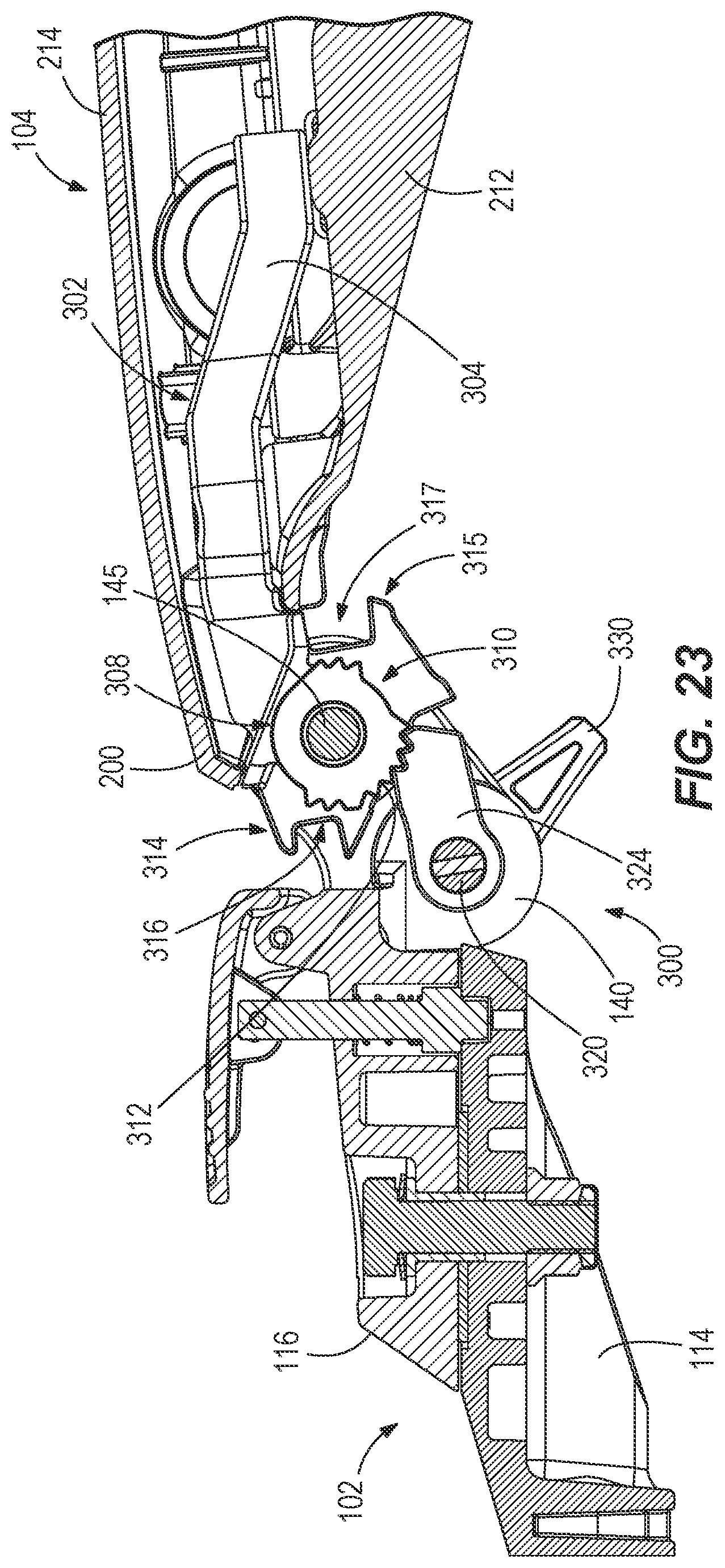 Patent US12403994 Figure 20 – Tillers for marine drives having tilt mechanism