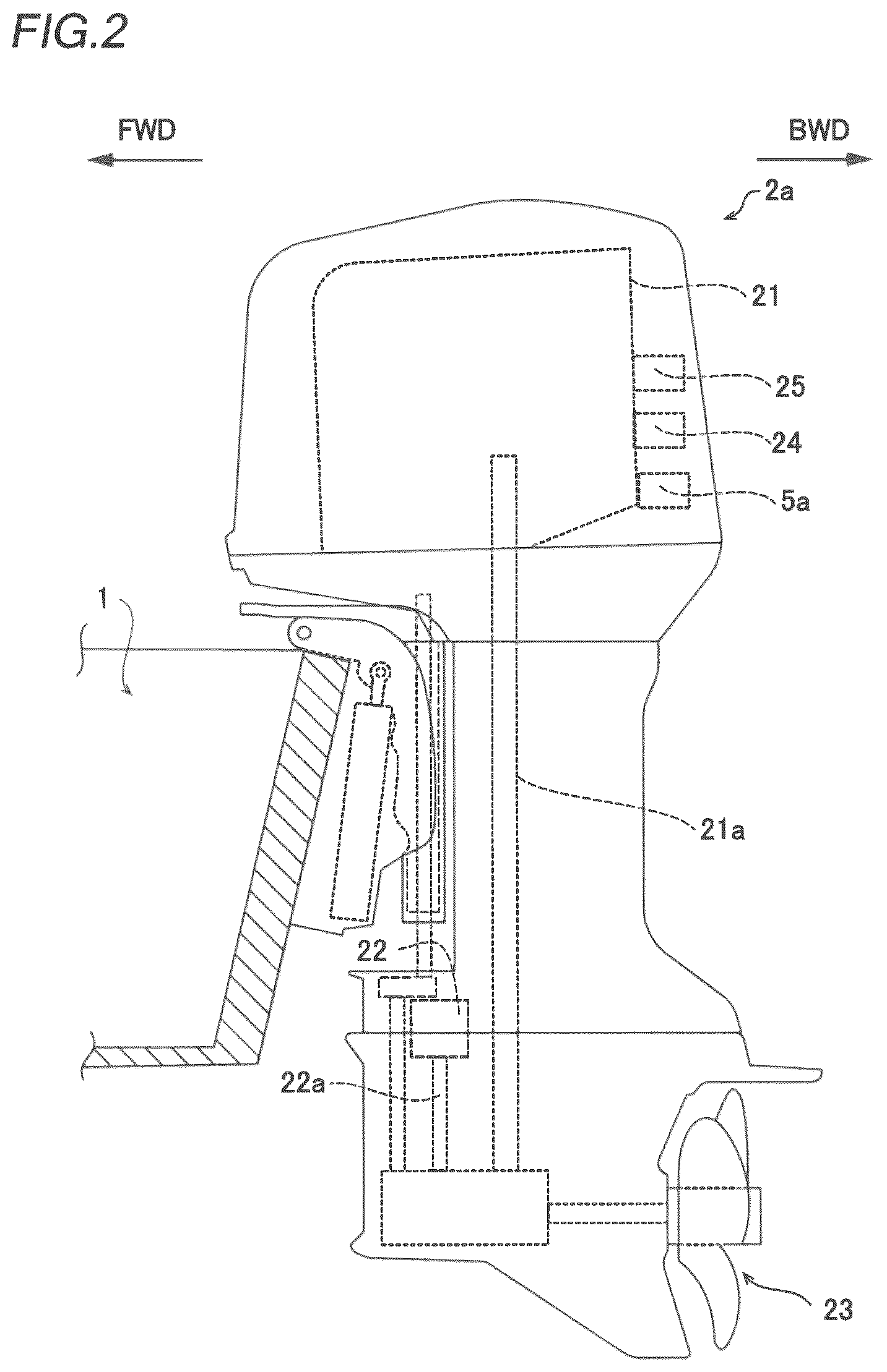 Patent US12403996 Figure 2 – Marine power supply system and method for controlling marine power supply system