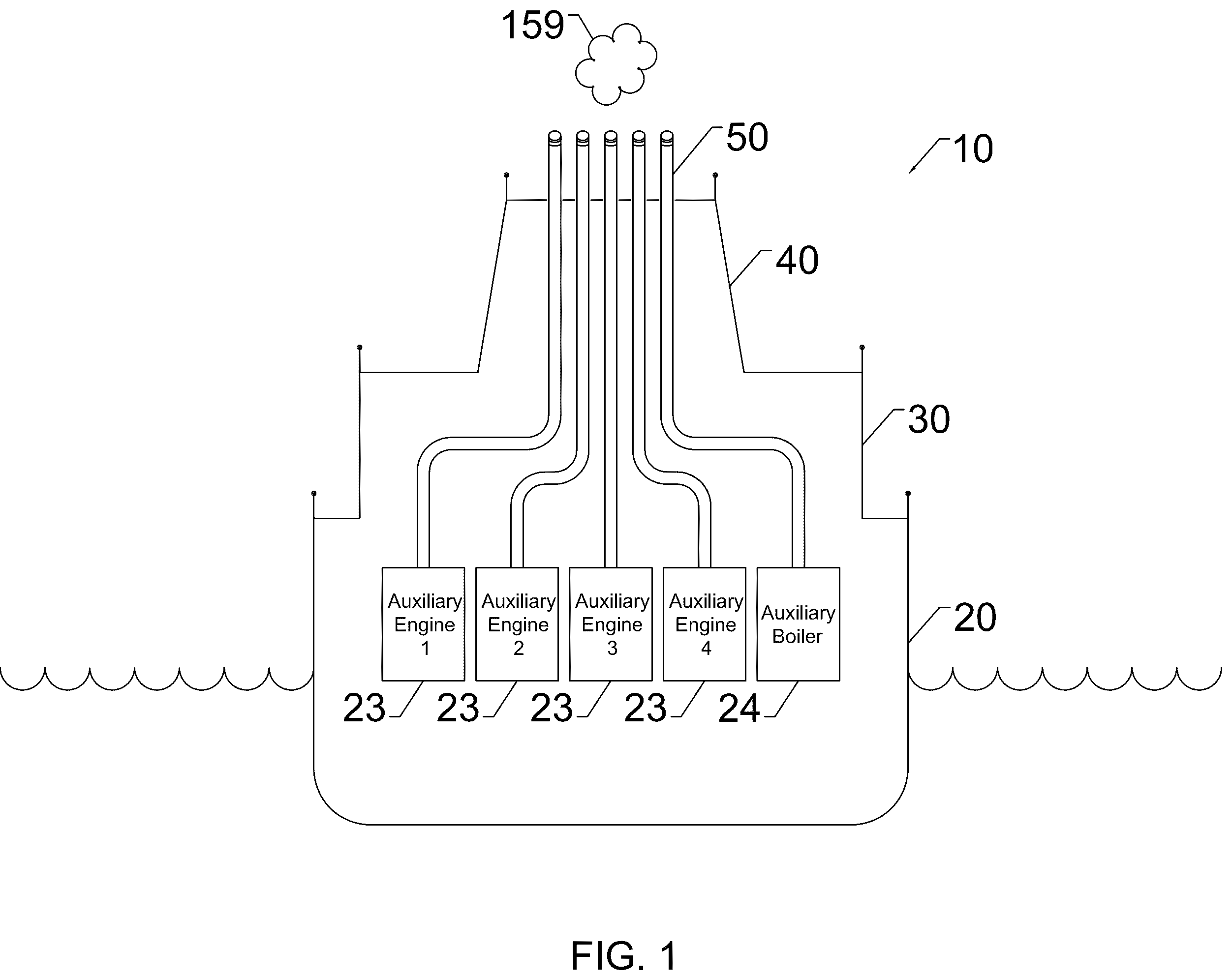 Patent US12403997 Figure 1 – Apparatus for emissions reduction as a service (ERaaS)