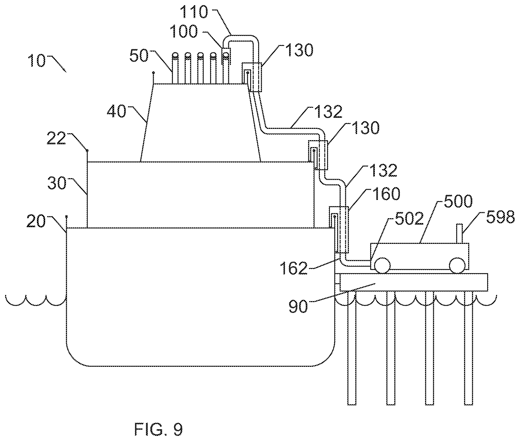 Patent US12403997 Figure 9 – Apparatus for emissions reduction as a service (ERaaS)