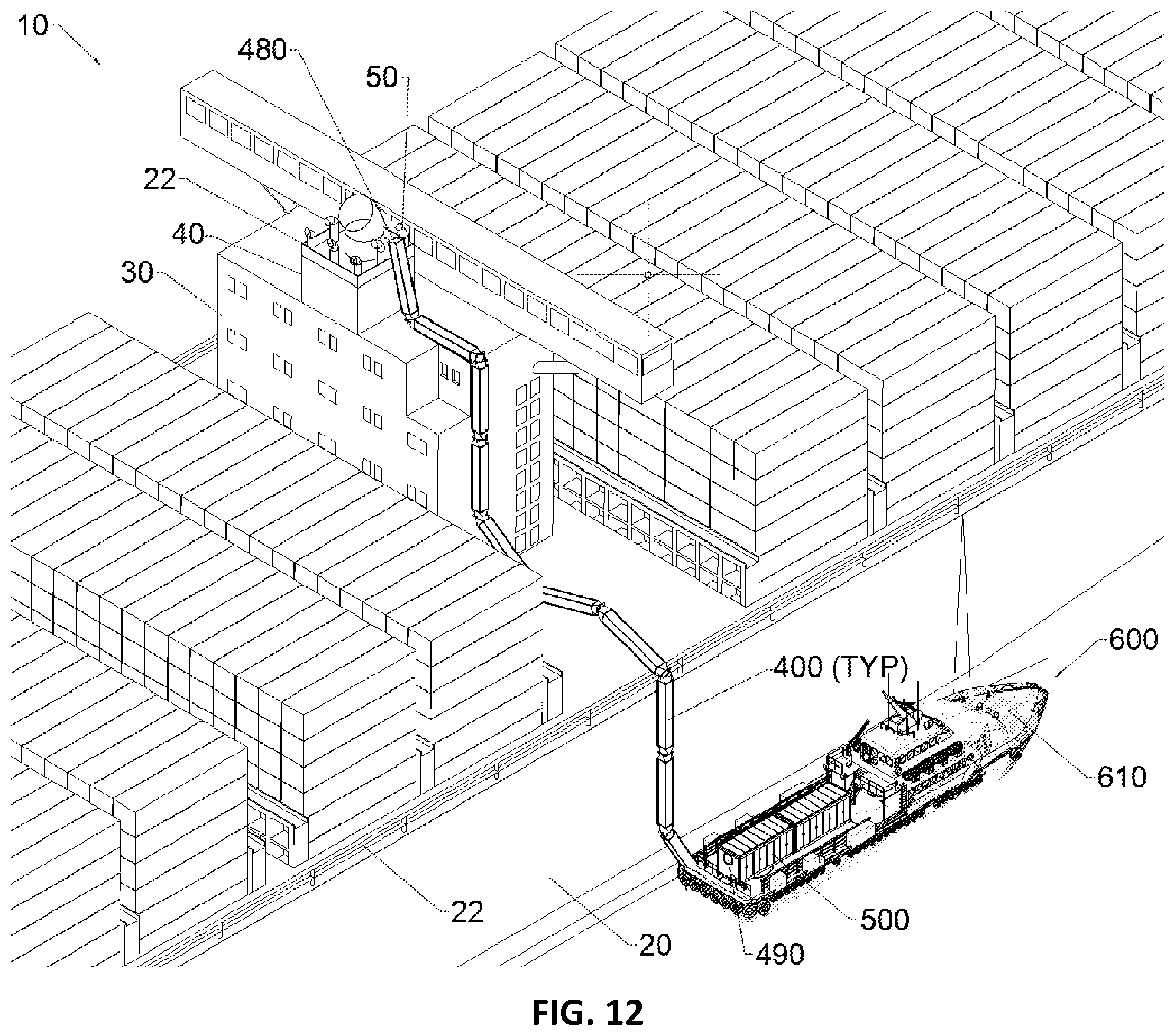 Patent US12403997 Figure 12 – Apparatus for emissions reduction as a service (ERaaS)