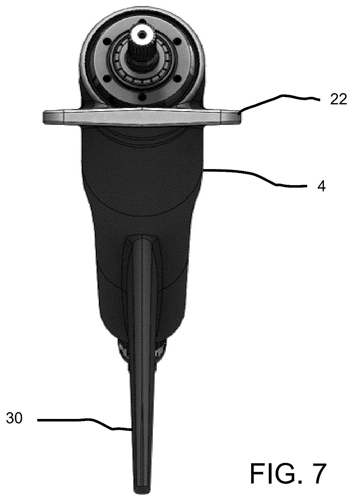 Patent US12403999 Figure 4 – Marine propulsion system supported by a strut