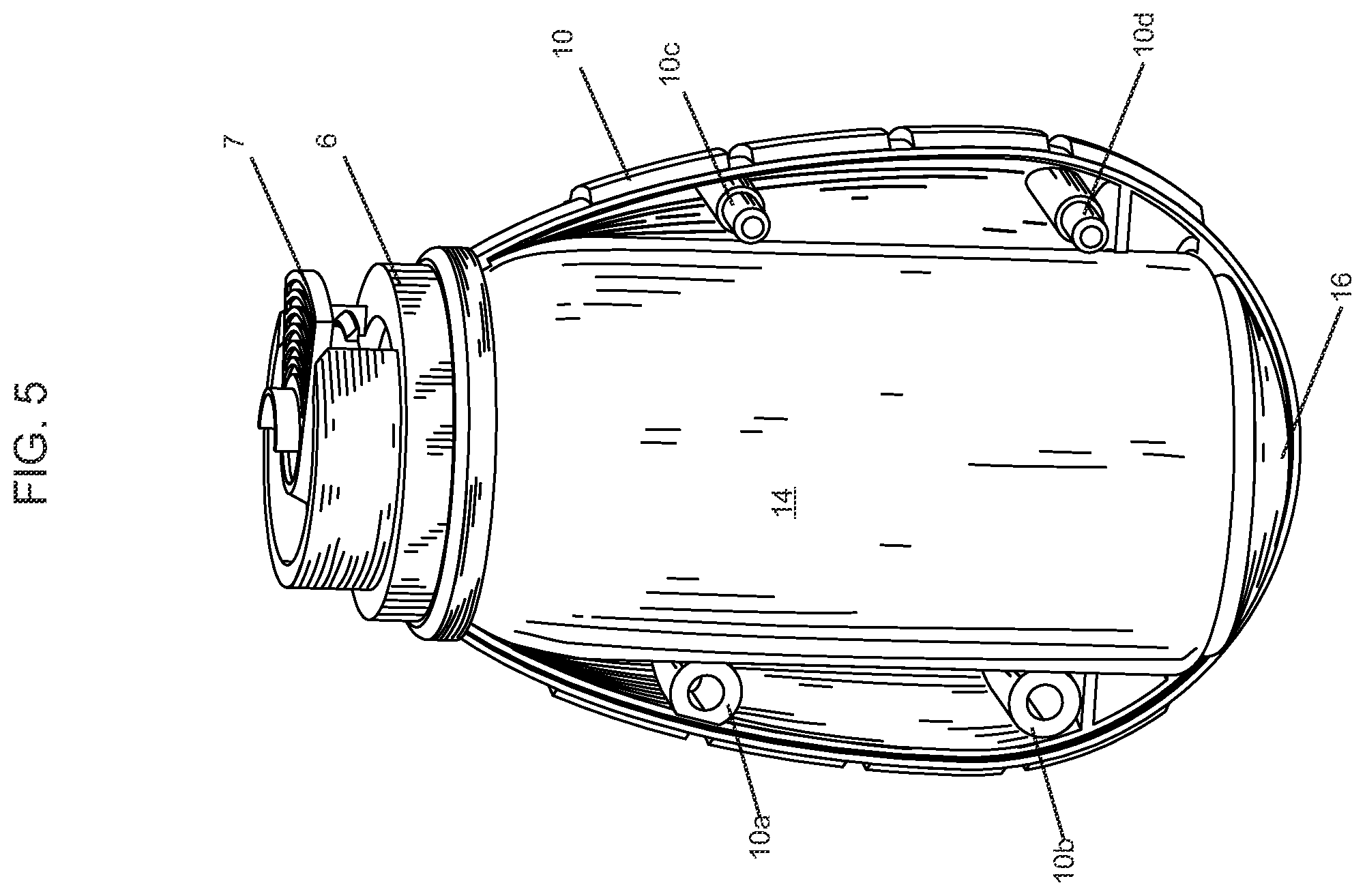Patent US12410001 Figure 5 – Aerosol spraying device