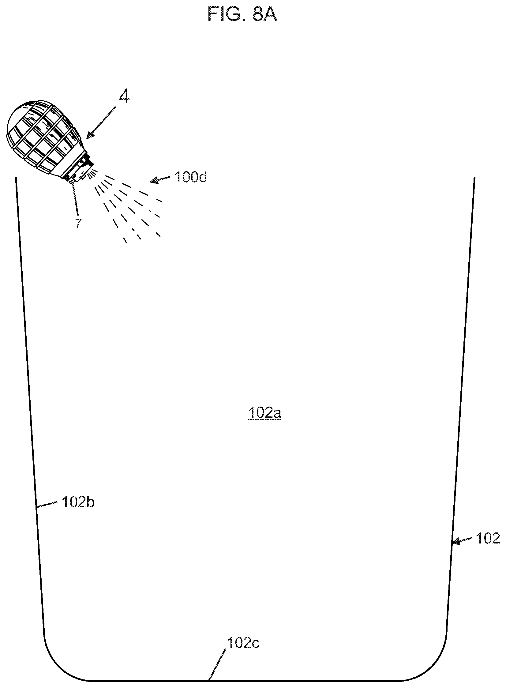 Patent US12410001 Figure 8 – Aerosol spraying device